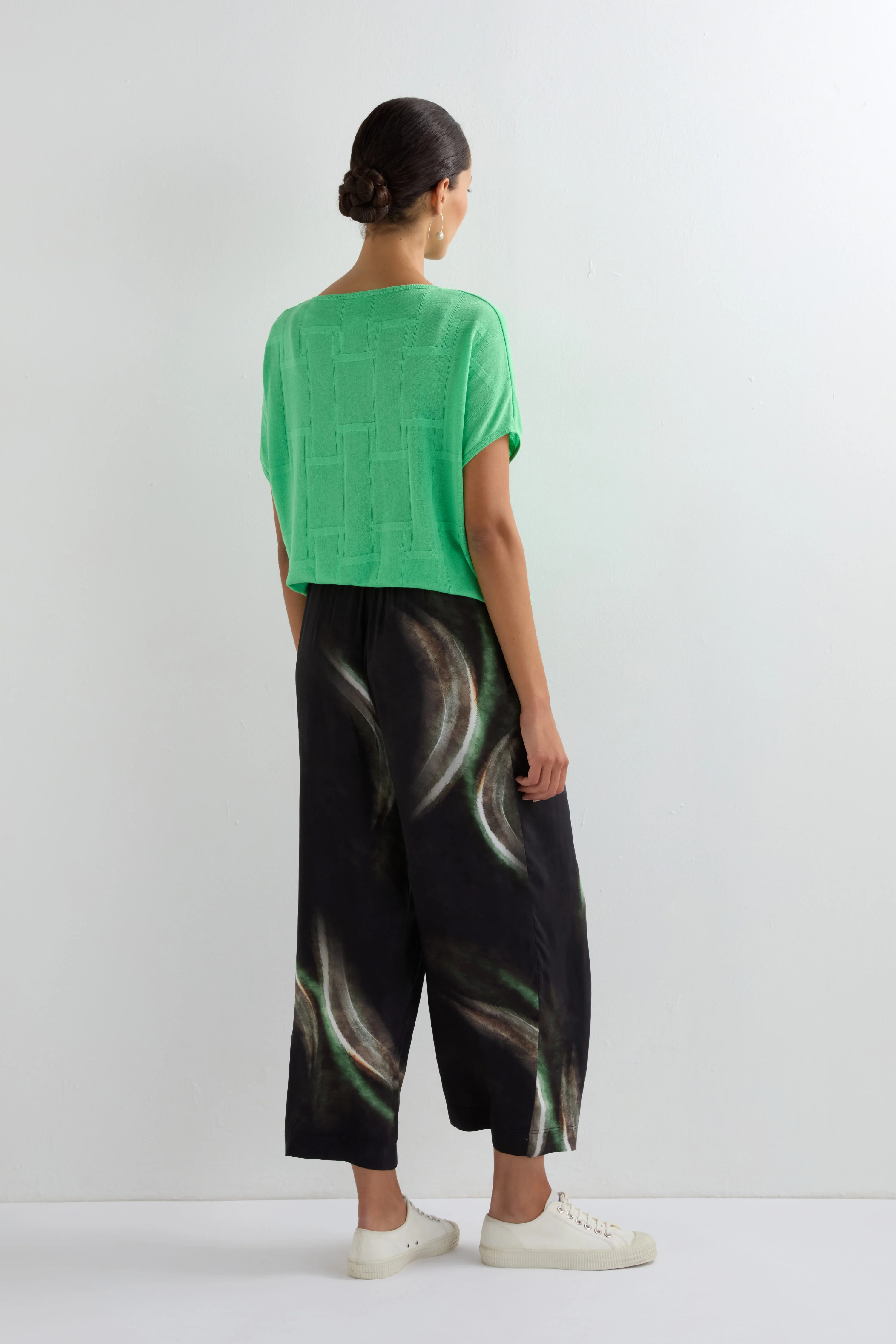 Aurora Print Straight Trousers - Image 4