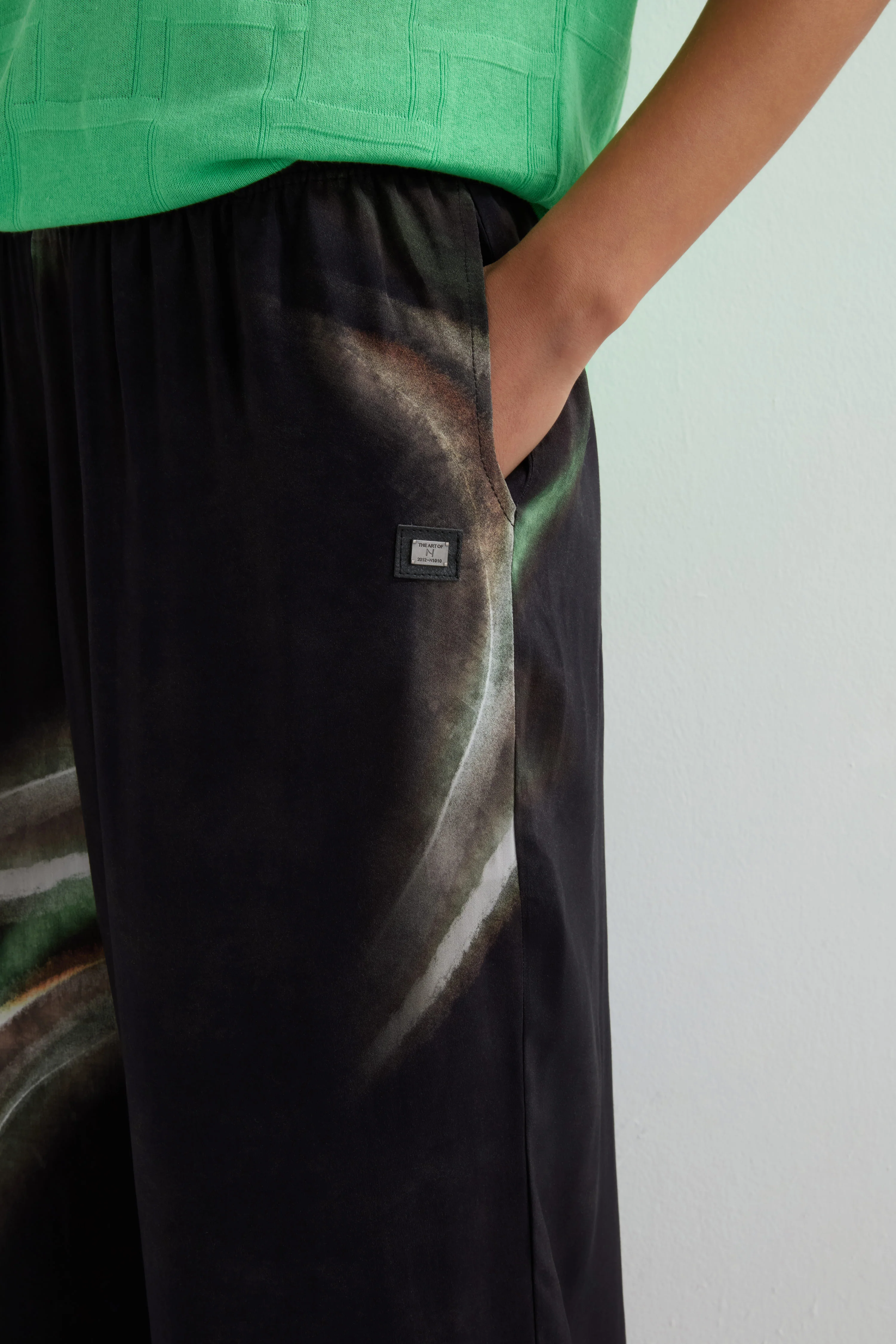 Aurora Print Straight Trousers - Image 5