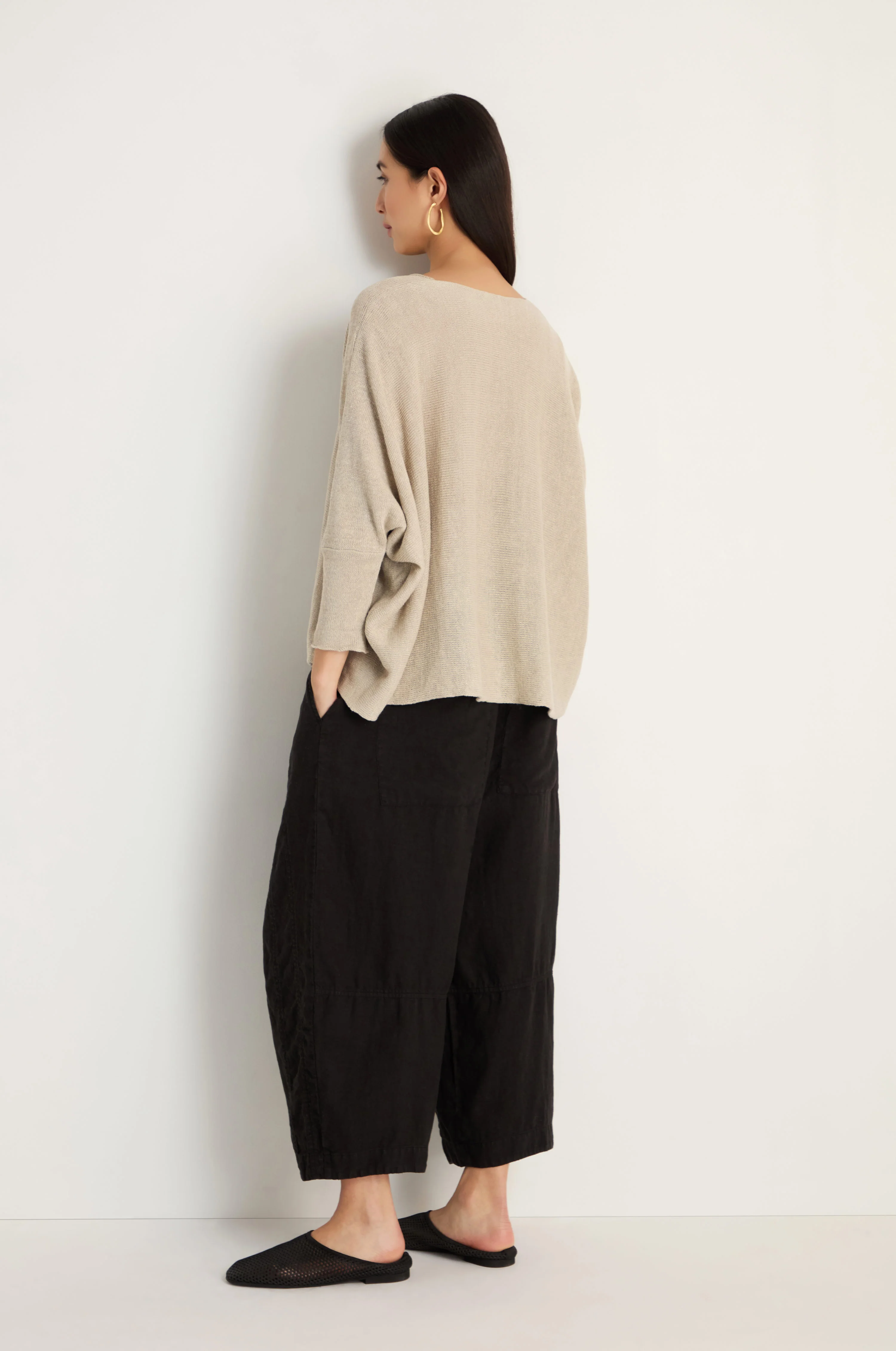 Boxy Linen Button Cardigan - Image 5