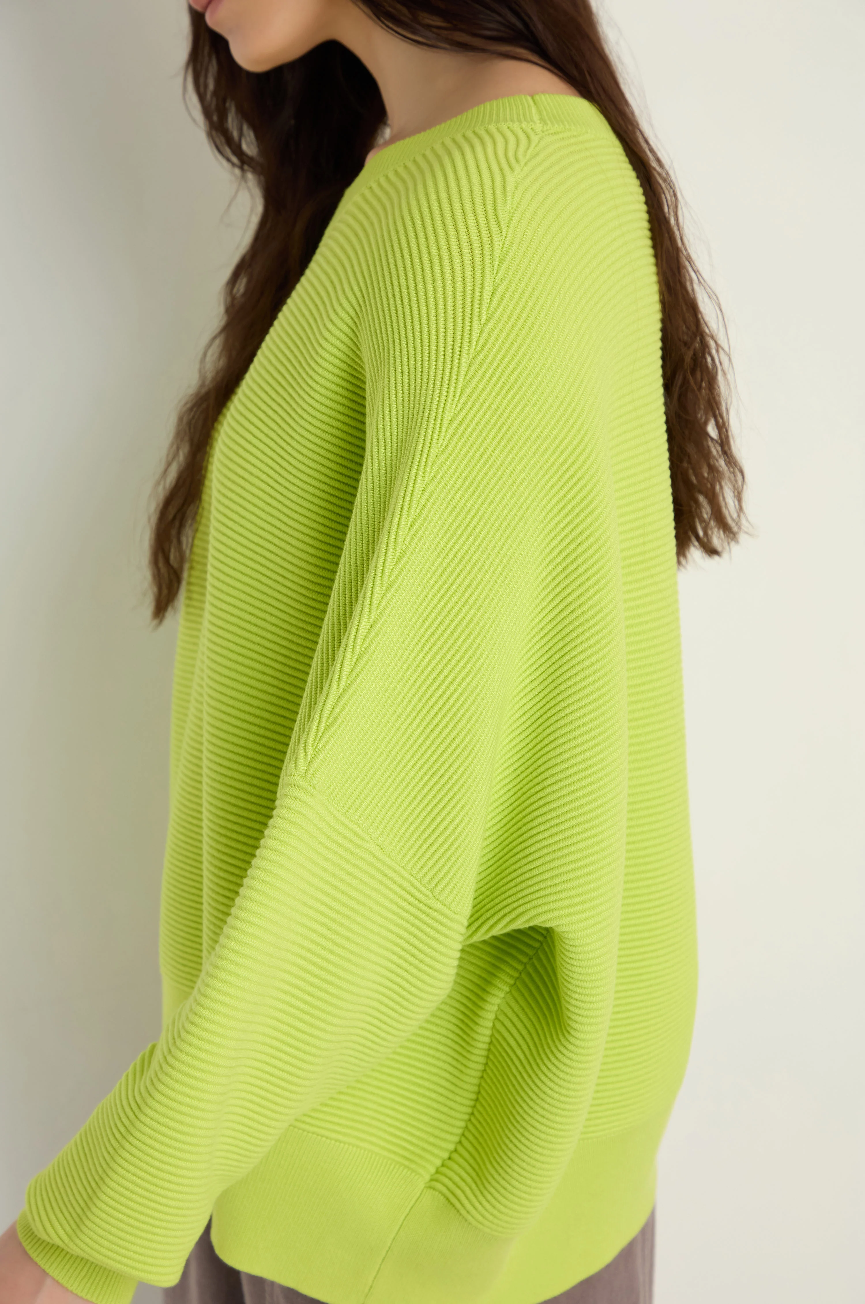 Boxy Ribbed Jumper - Image 3