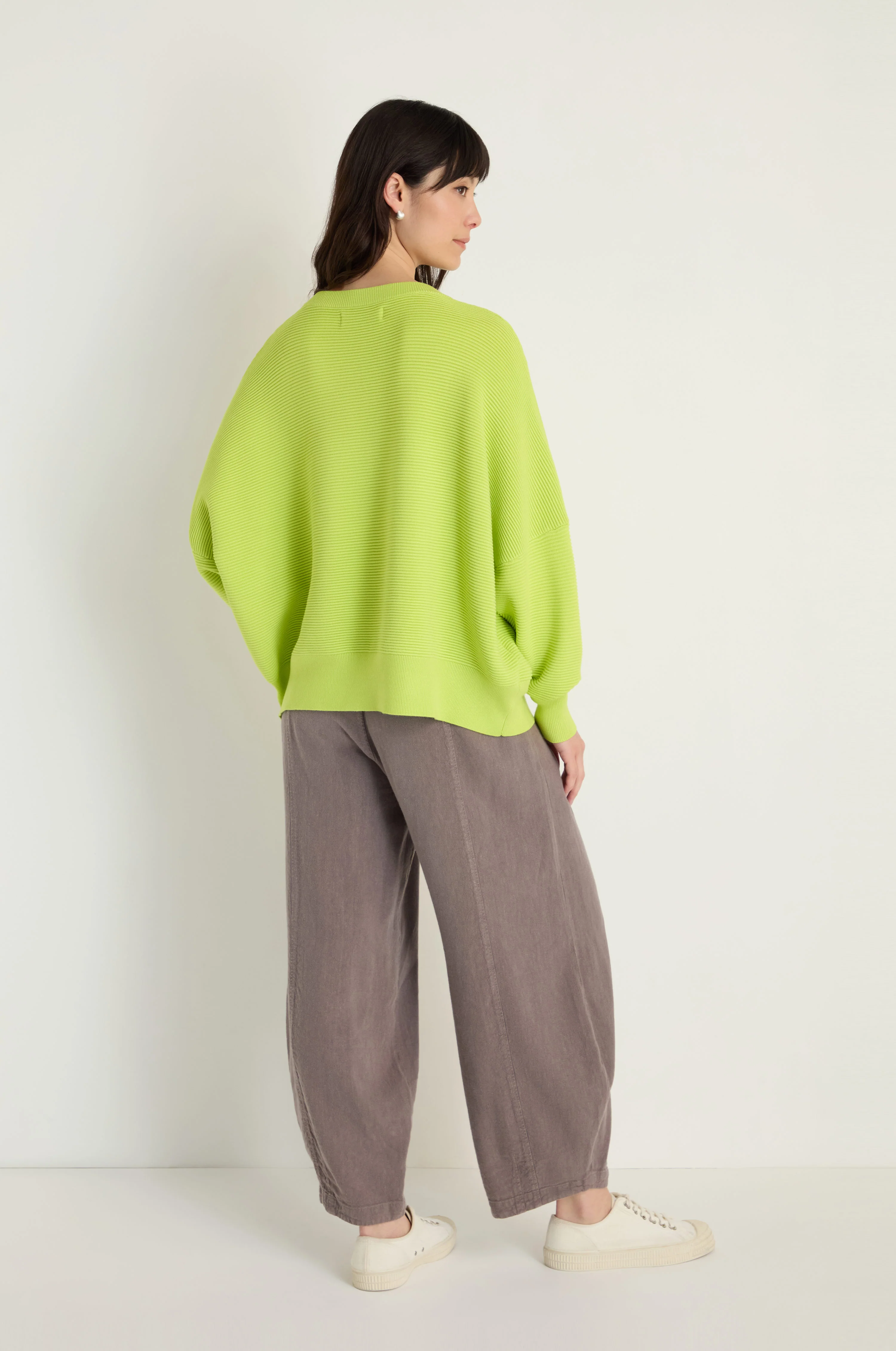Boxy Ribbed Jumper - Image 4
