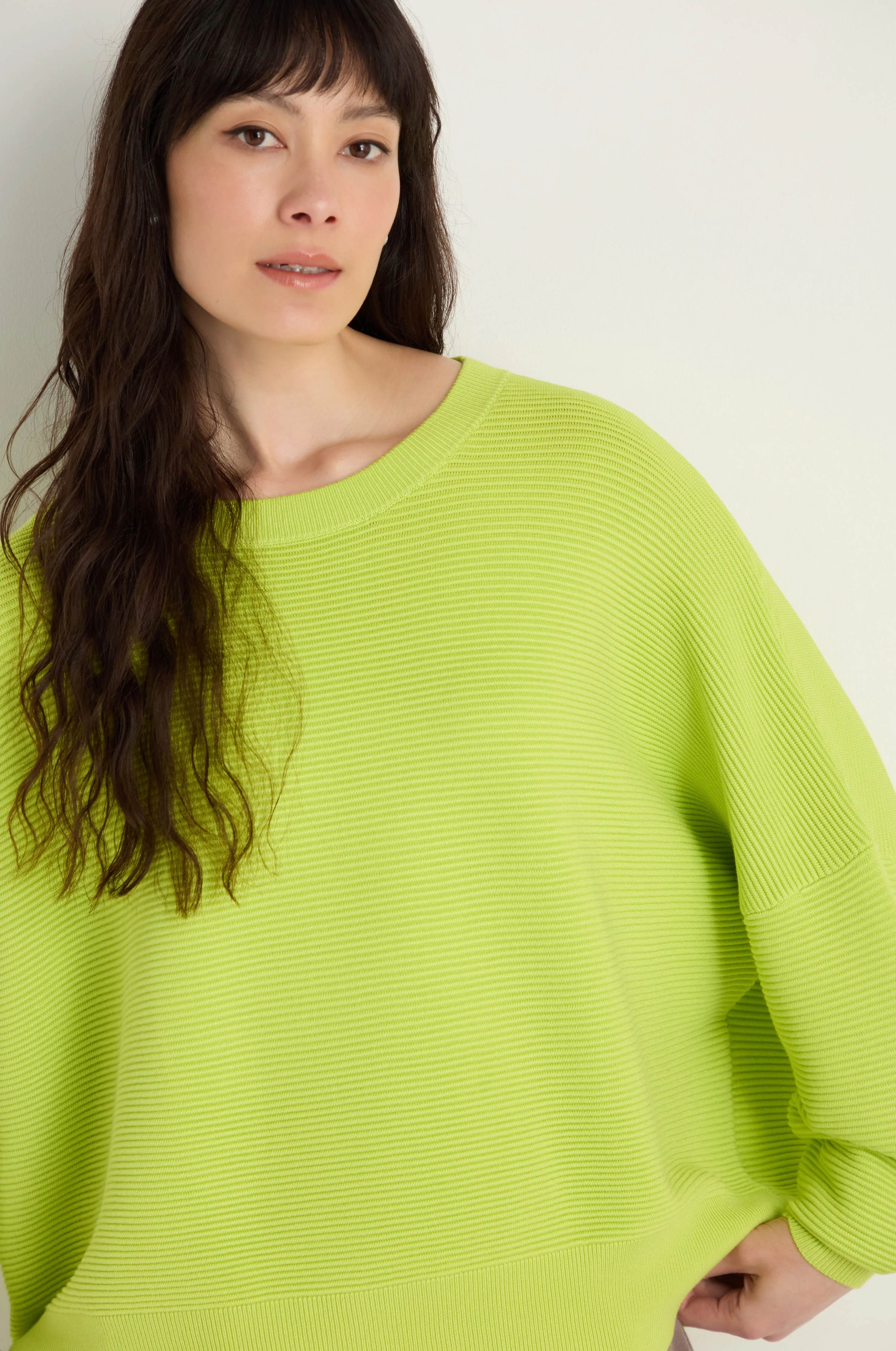 Boxy Ribbed Jumper - Image 5