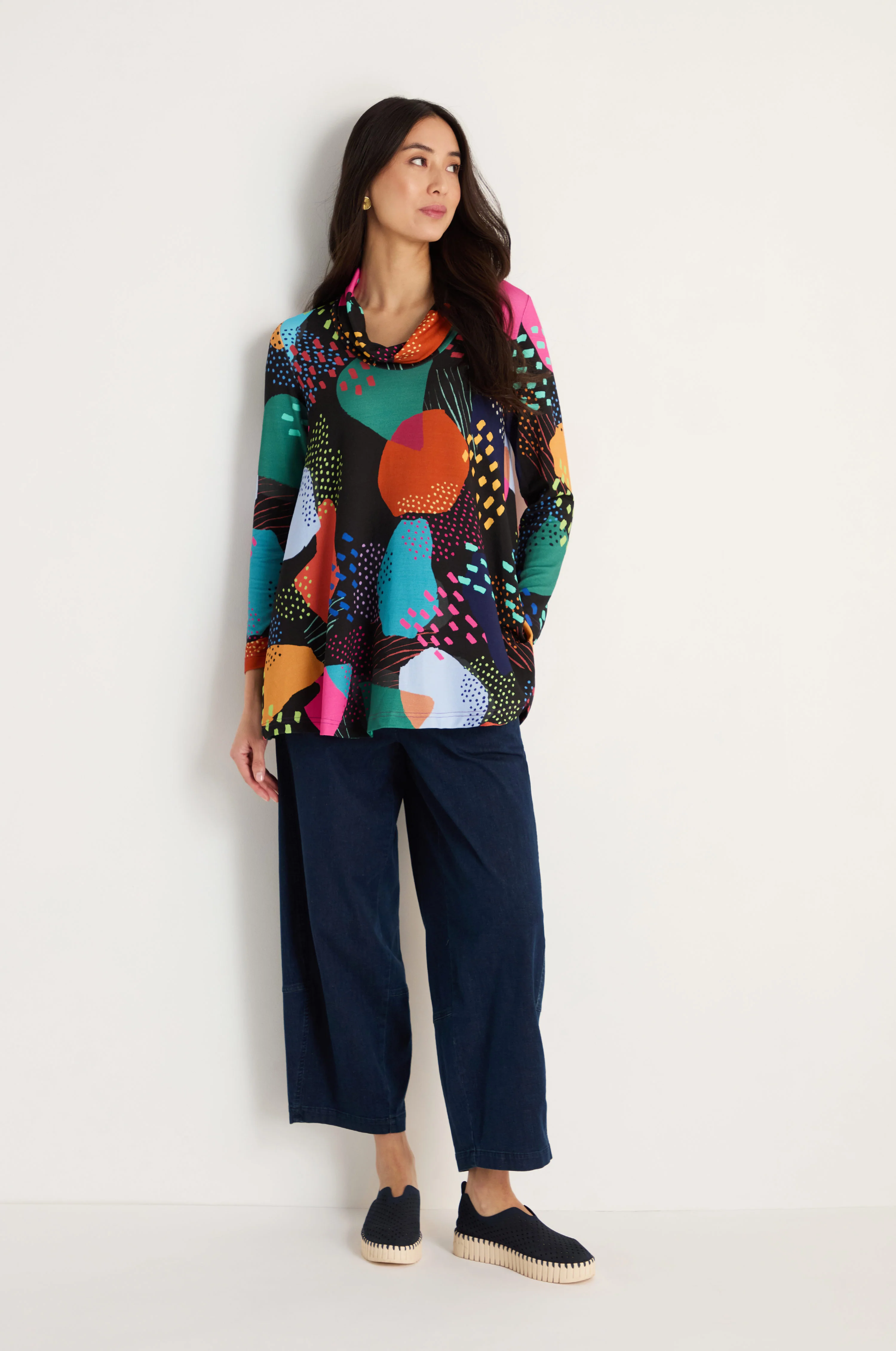 Colour Play Print Jersey Tunic - Image 5