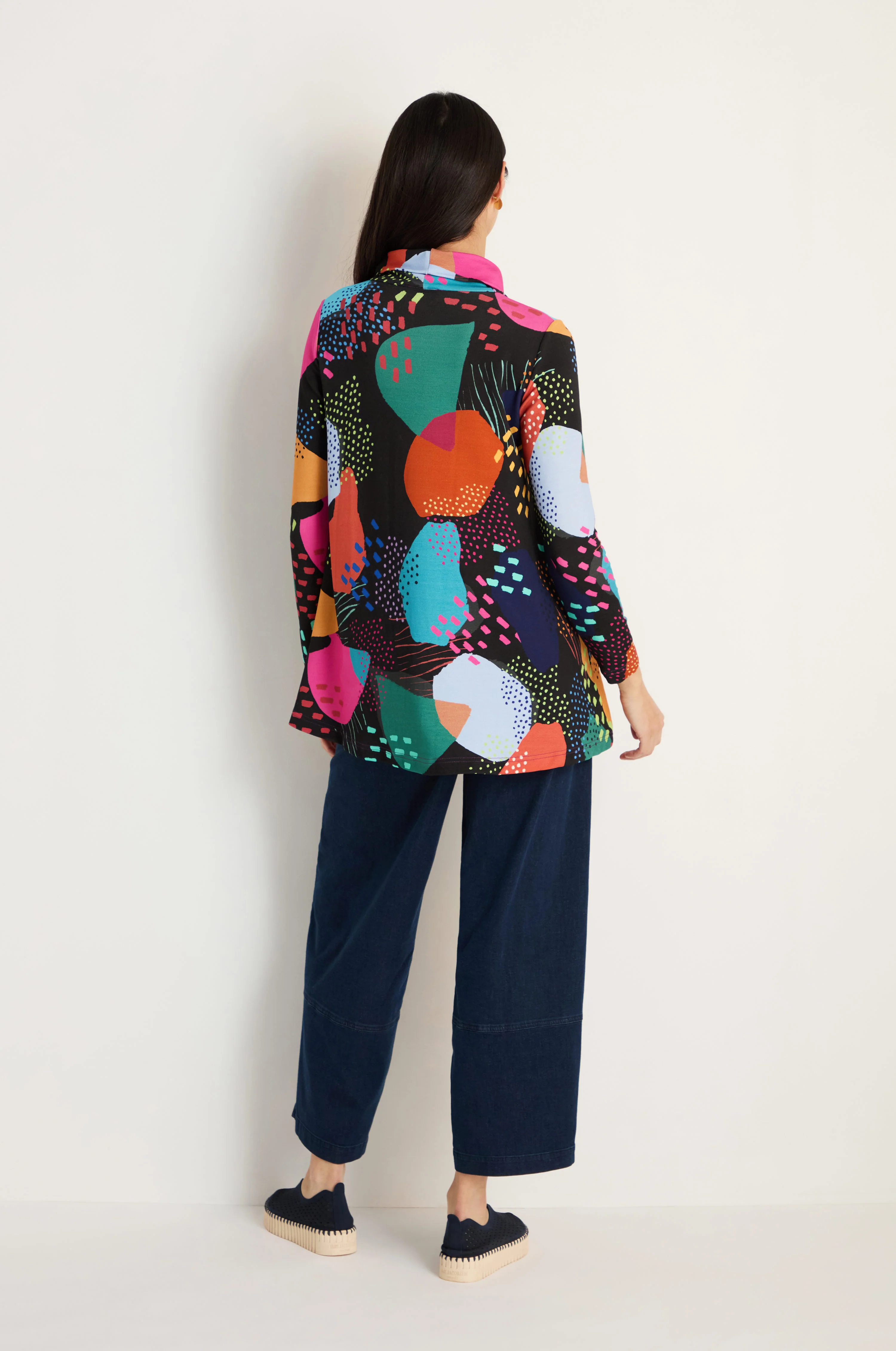 Colour Play Print Jersey Tunic - Image 6