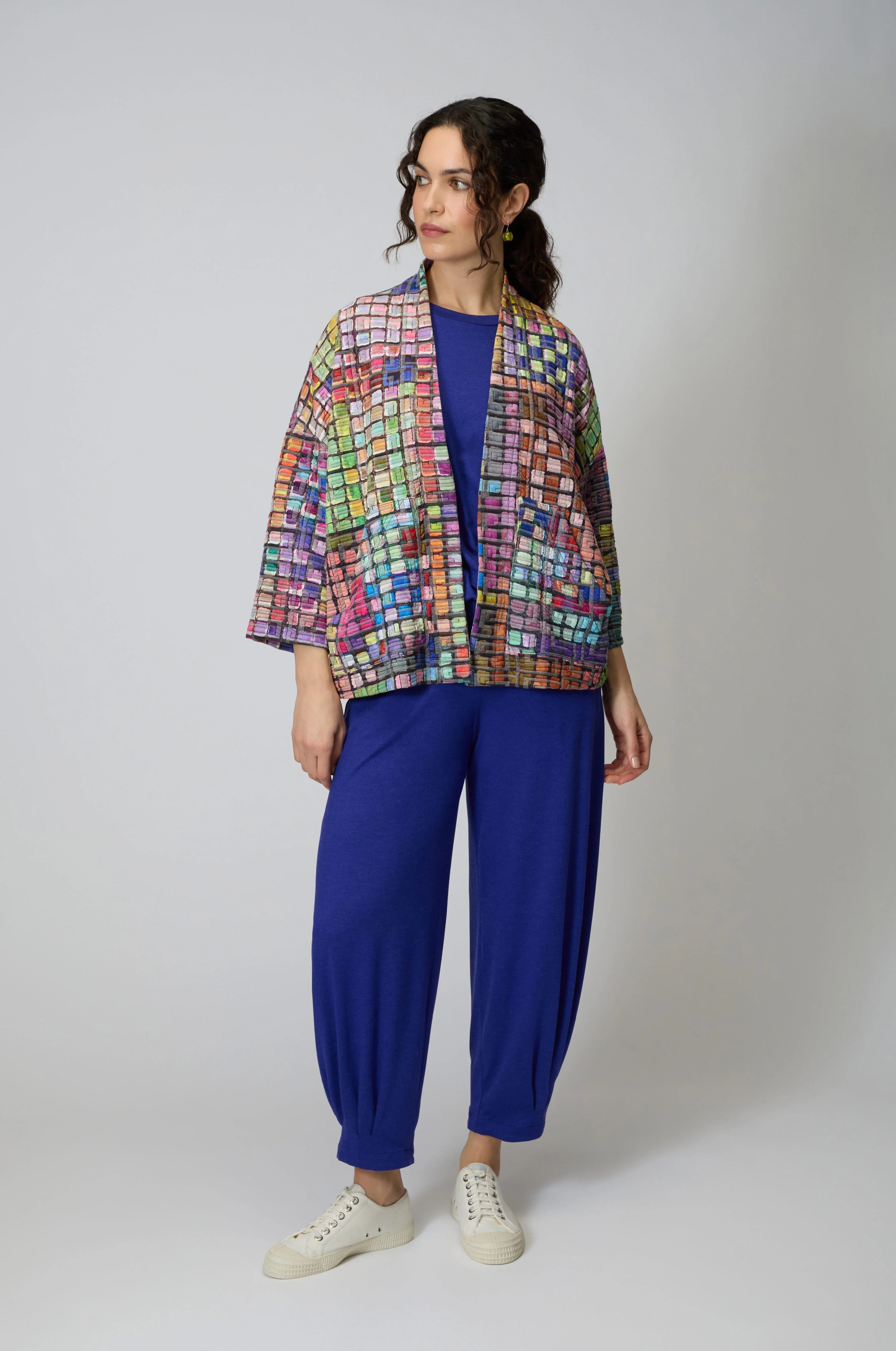 Coloured Glass Tiles Jersey Jacket - Image 3