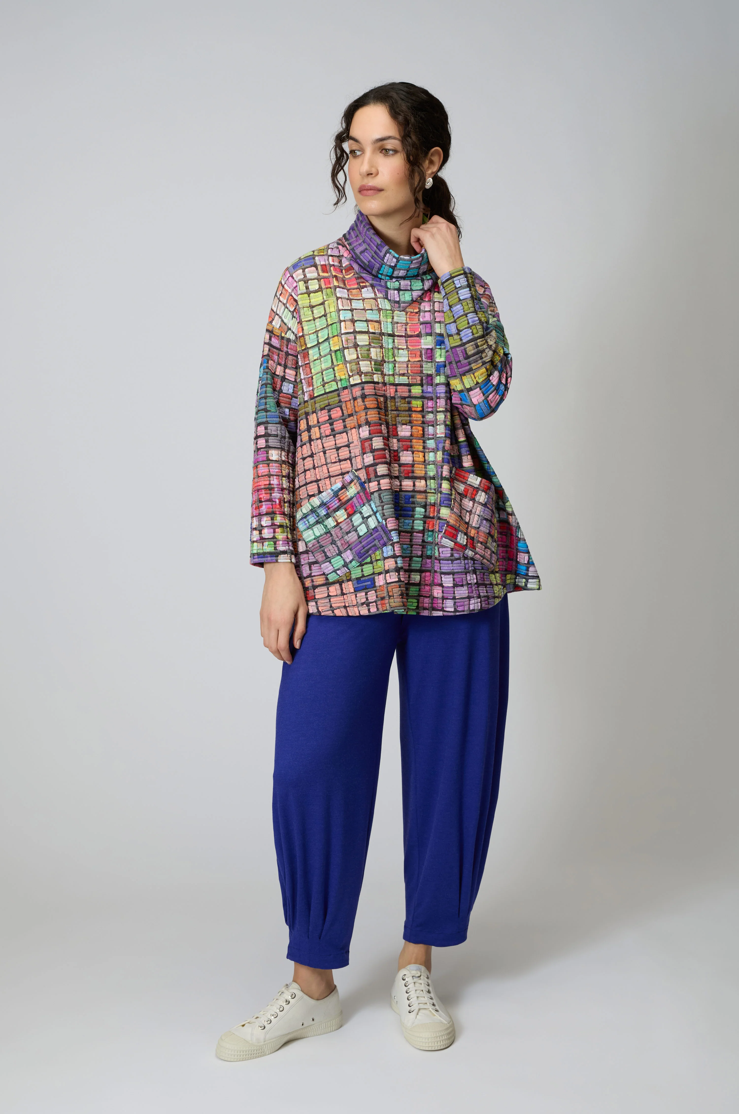 Coloured Glass Tiles Jersey Tunic - Image 3