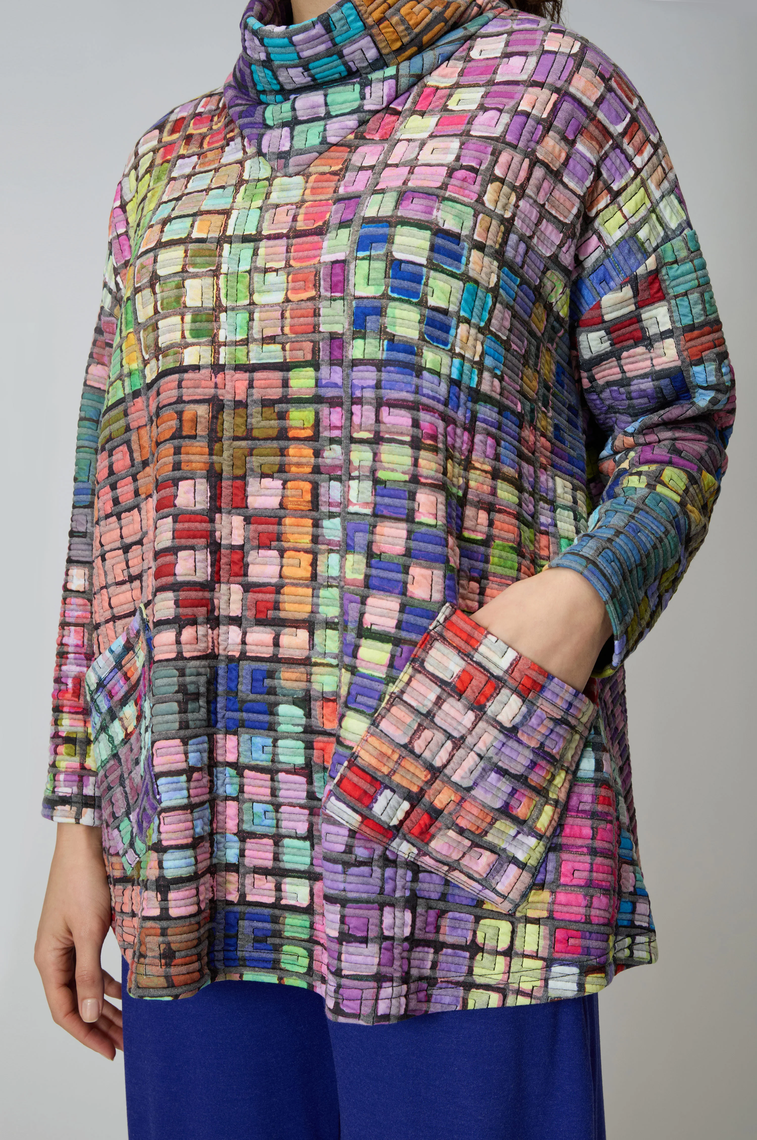Coloured Glass Tiles Jersey Tunic - Image 6
