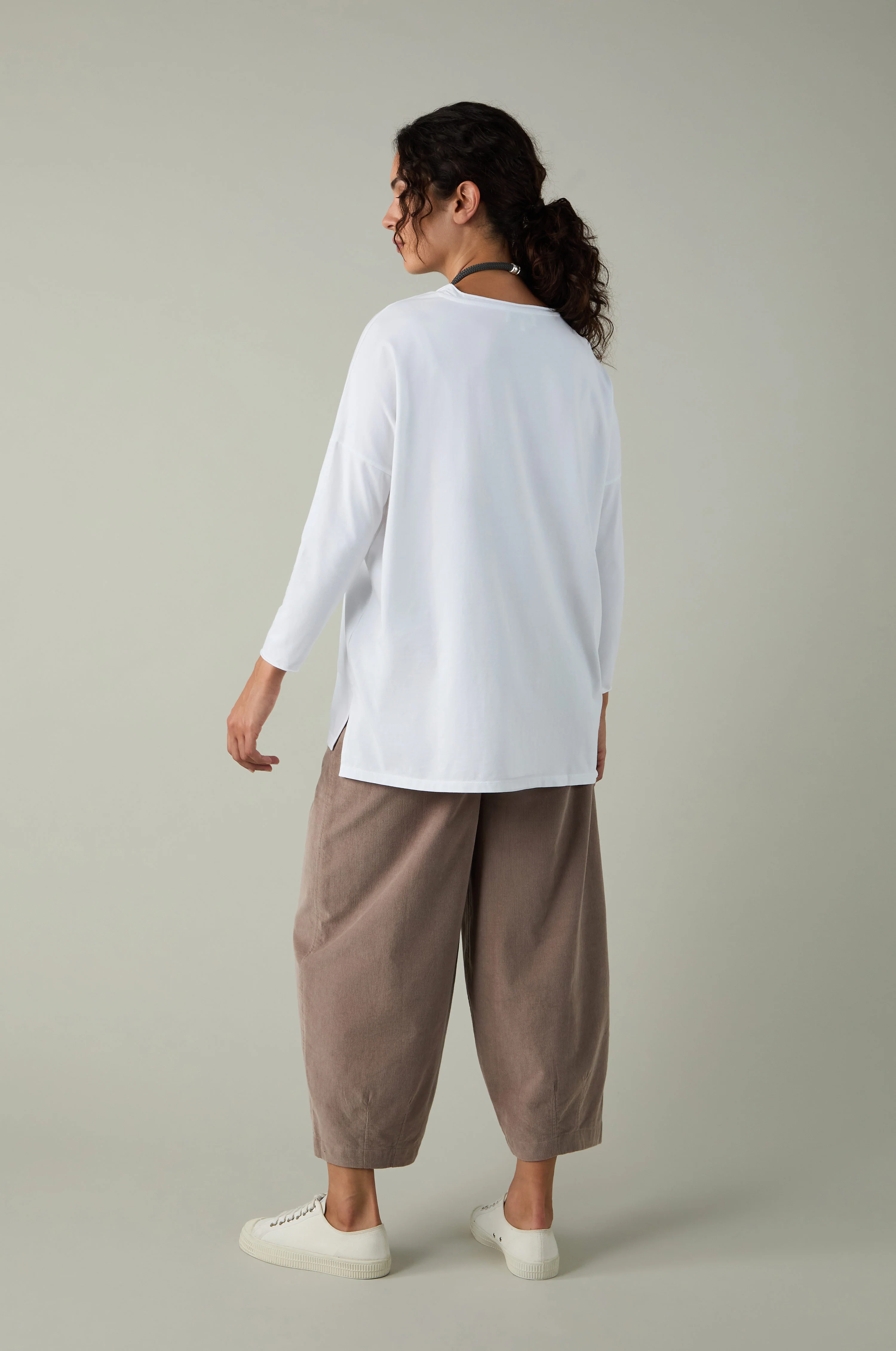 Cotton Jersey Relaxed Top - Image 12