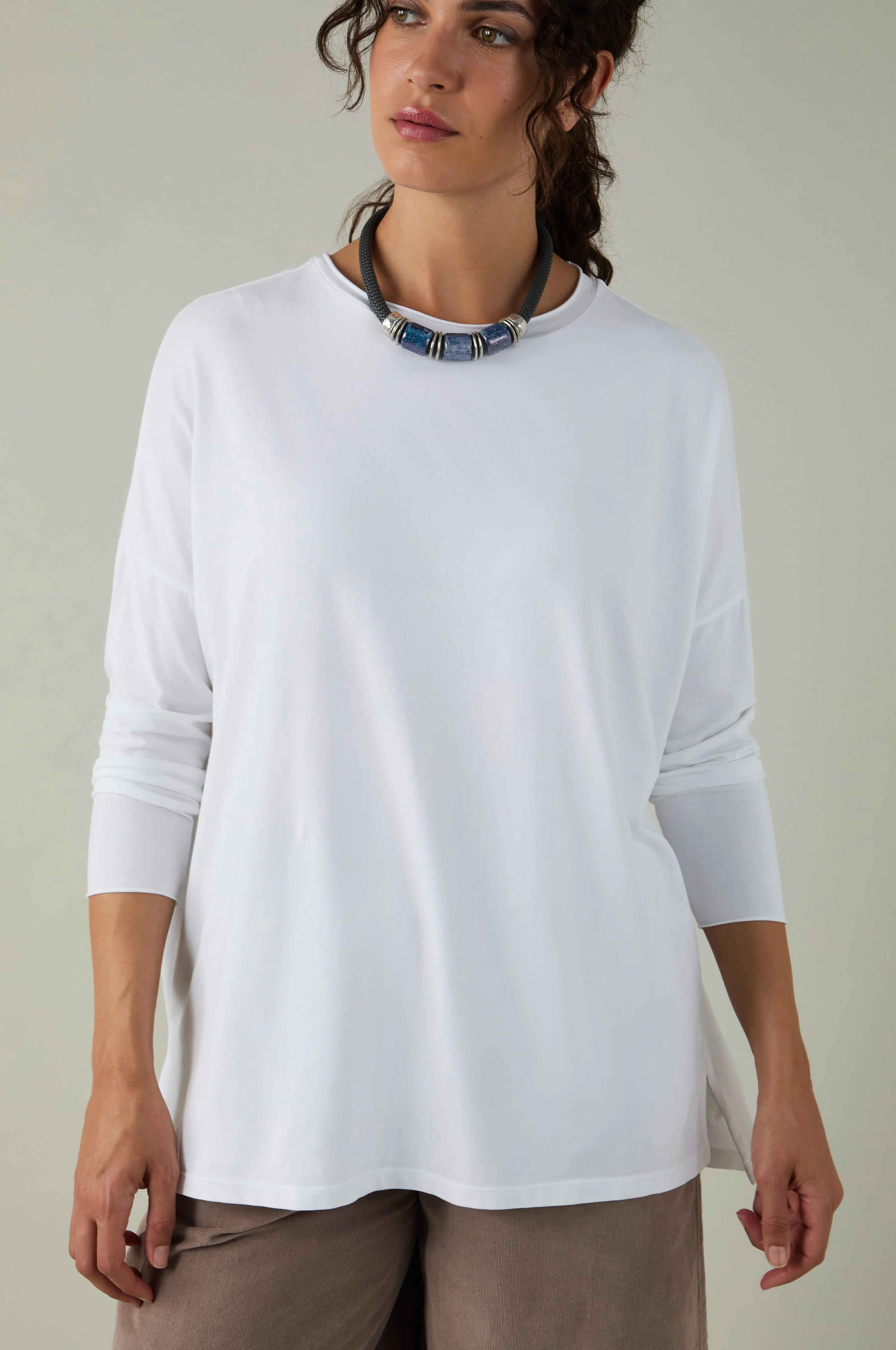 Cotton Jersey Relaxed Top - Image 13