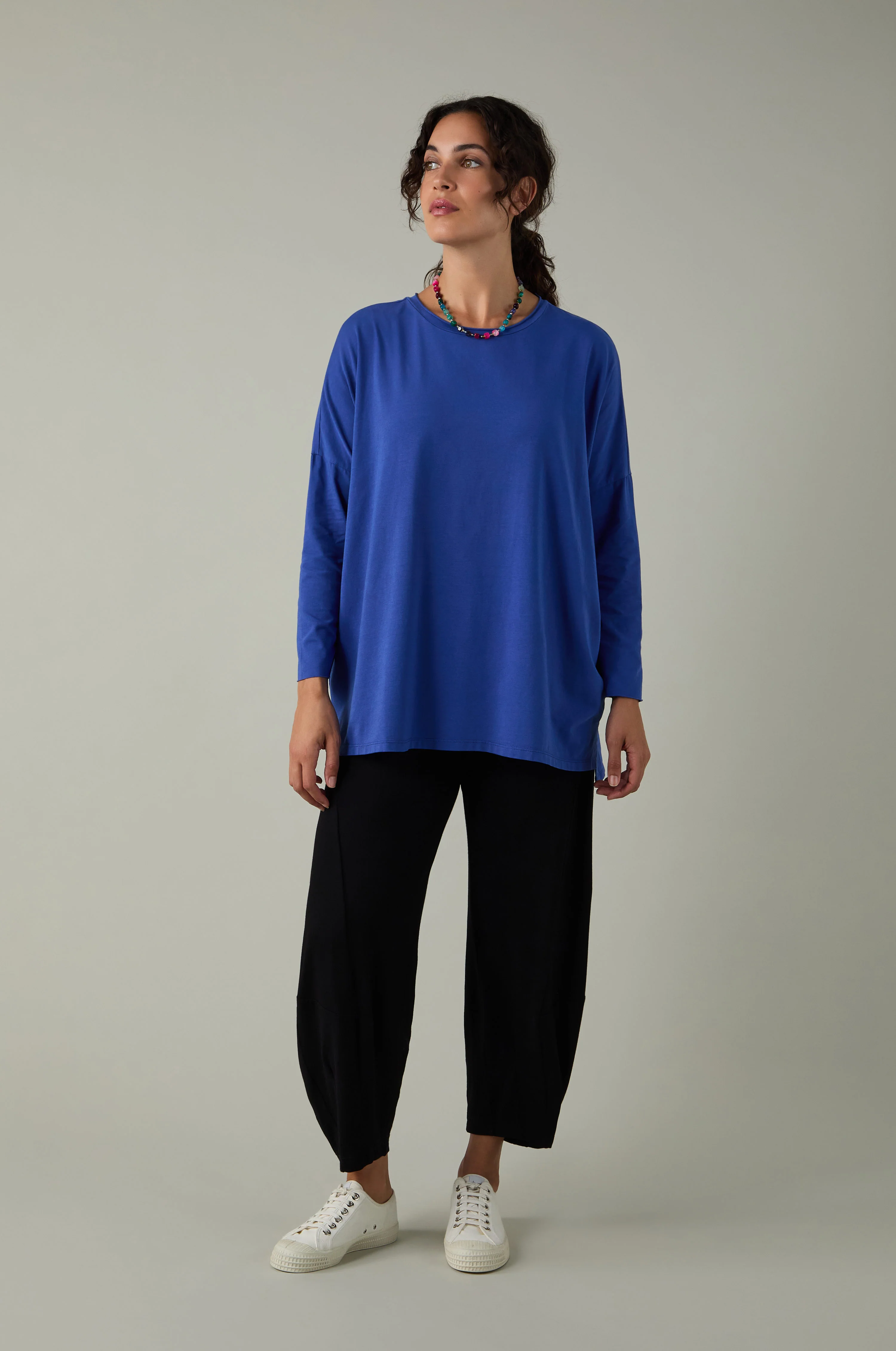 Cotton Jersey Relaxed Top - Image 15