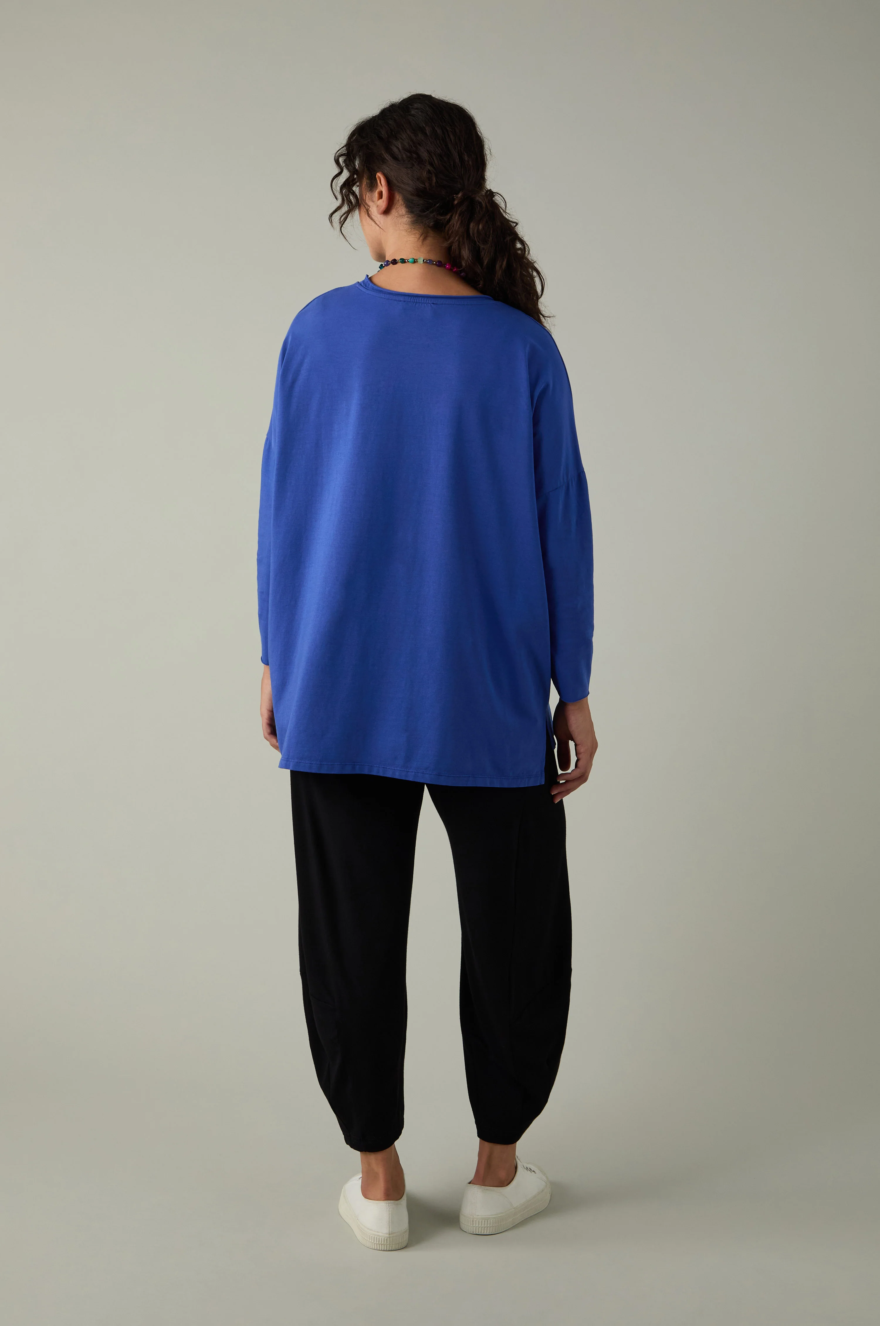 Cotton Jersey Relaxed Top - Image 16