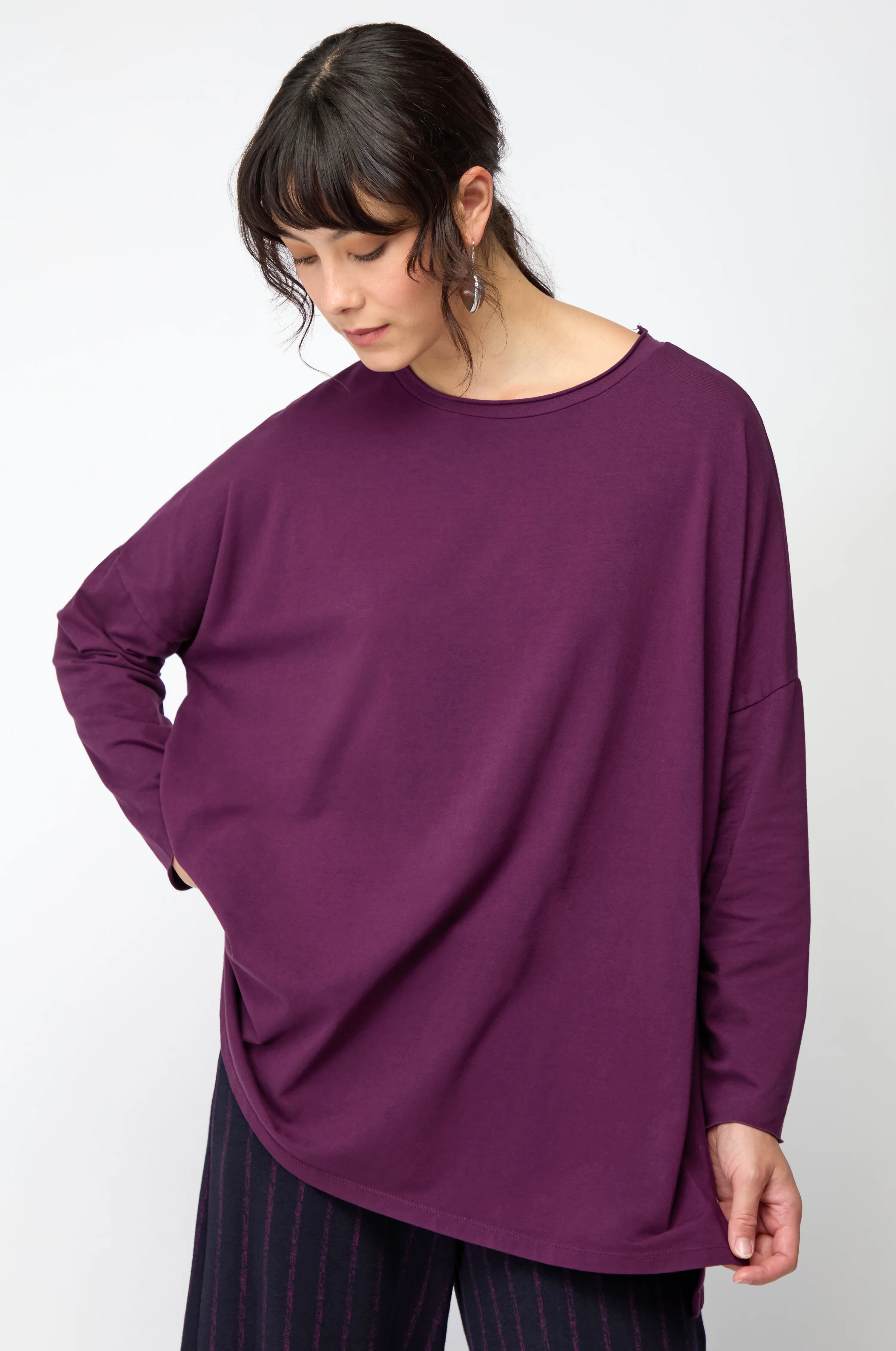 Cotton Jersey Relaxed Top - Image 19