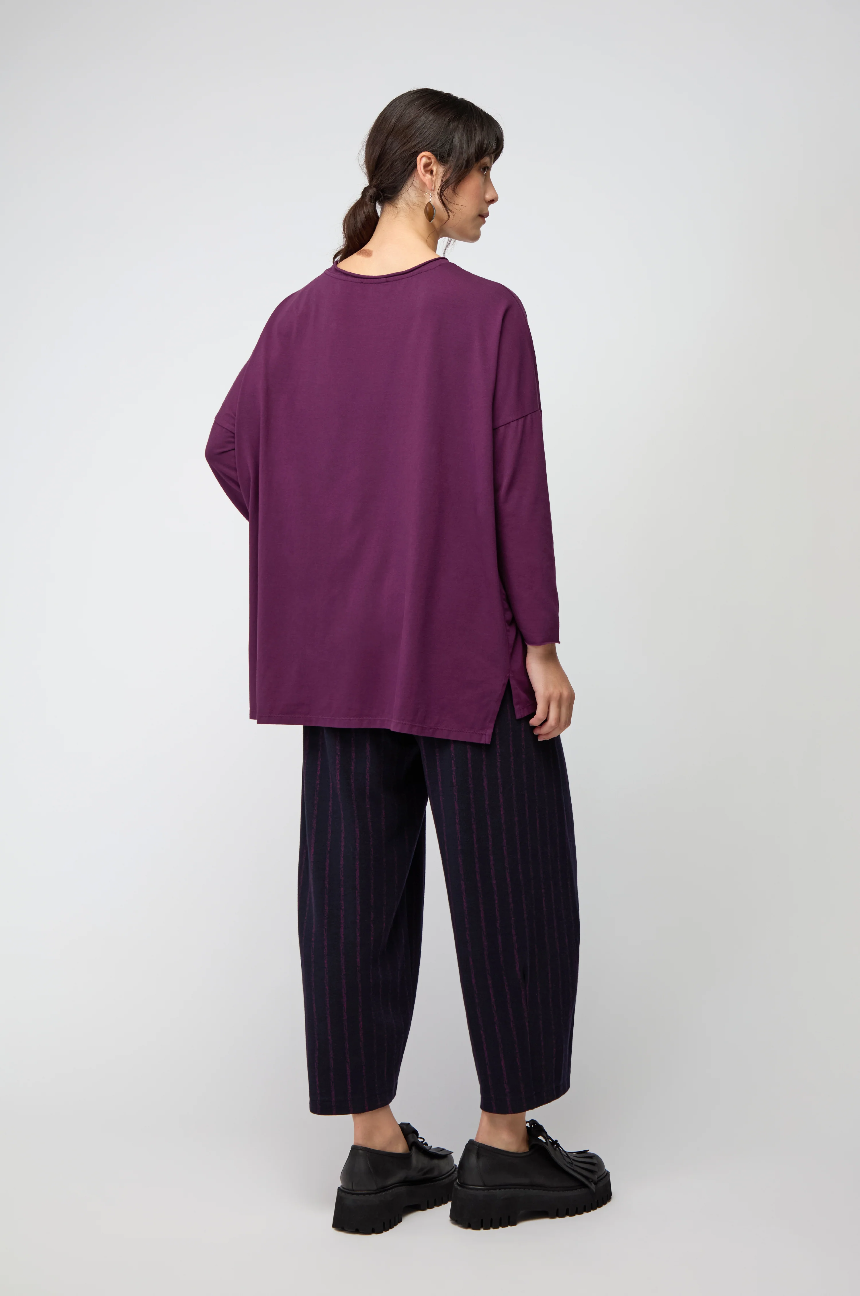 Cotton Jersey Relaxed Top - Image 20