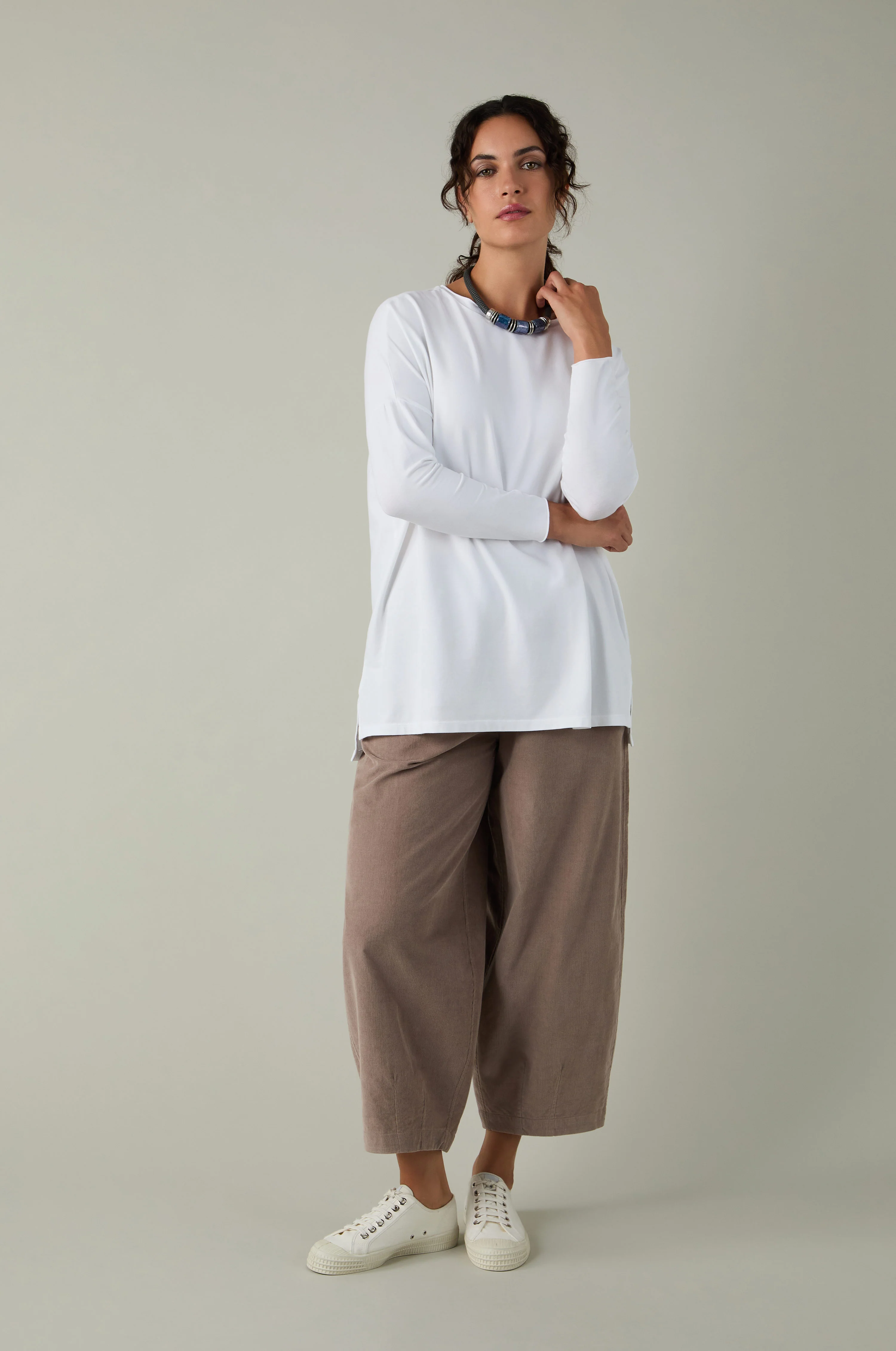 Cotton Jersey Relaxed Top - Image 4