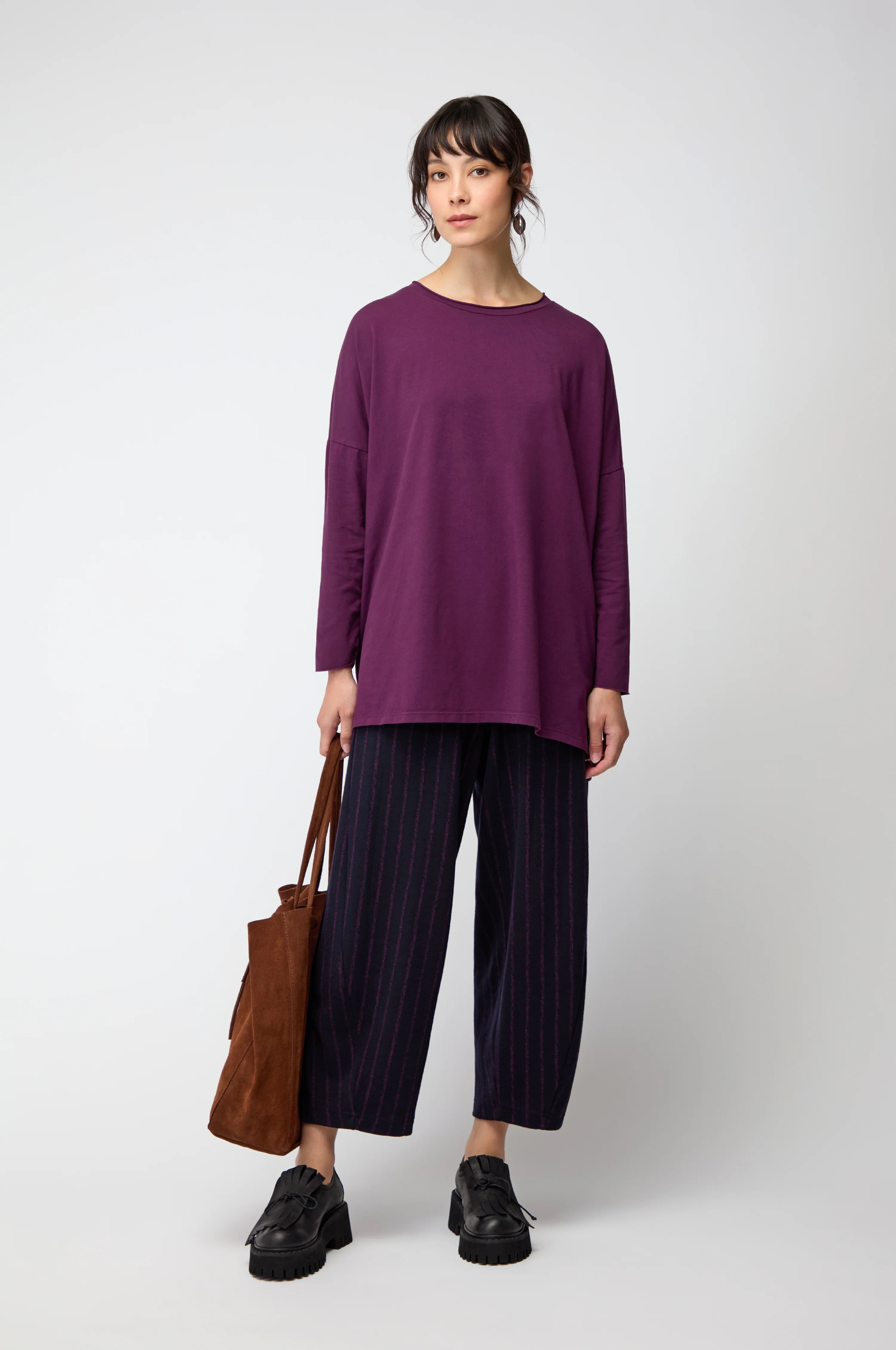 Cotton Jersey Relaxed Top - Image 6
