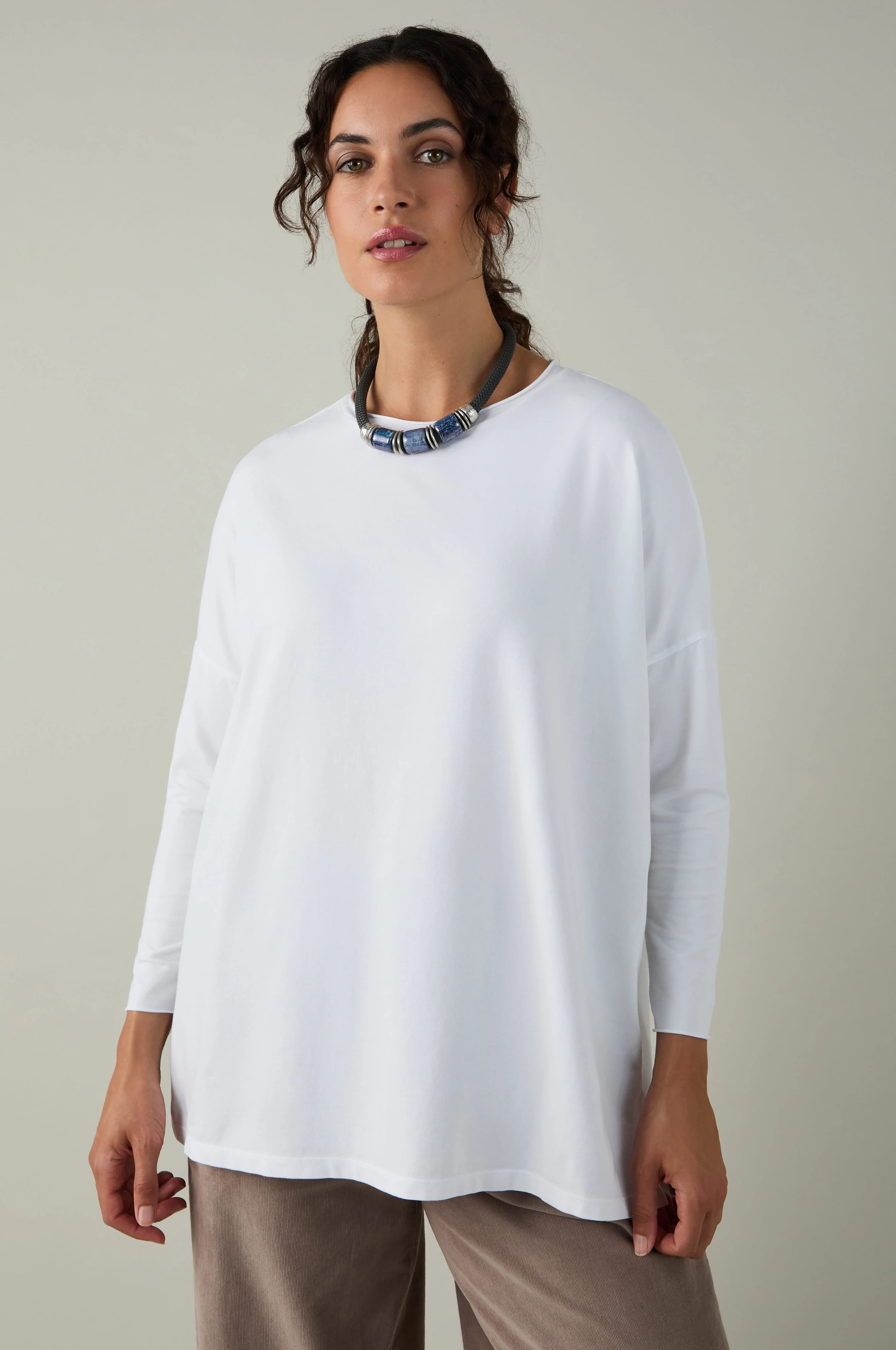 Cotton Jersey Relaxed Top - Image 9