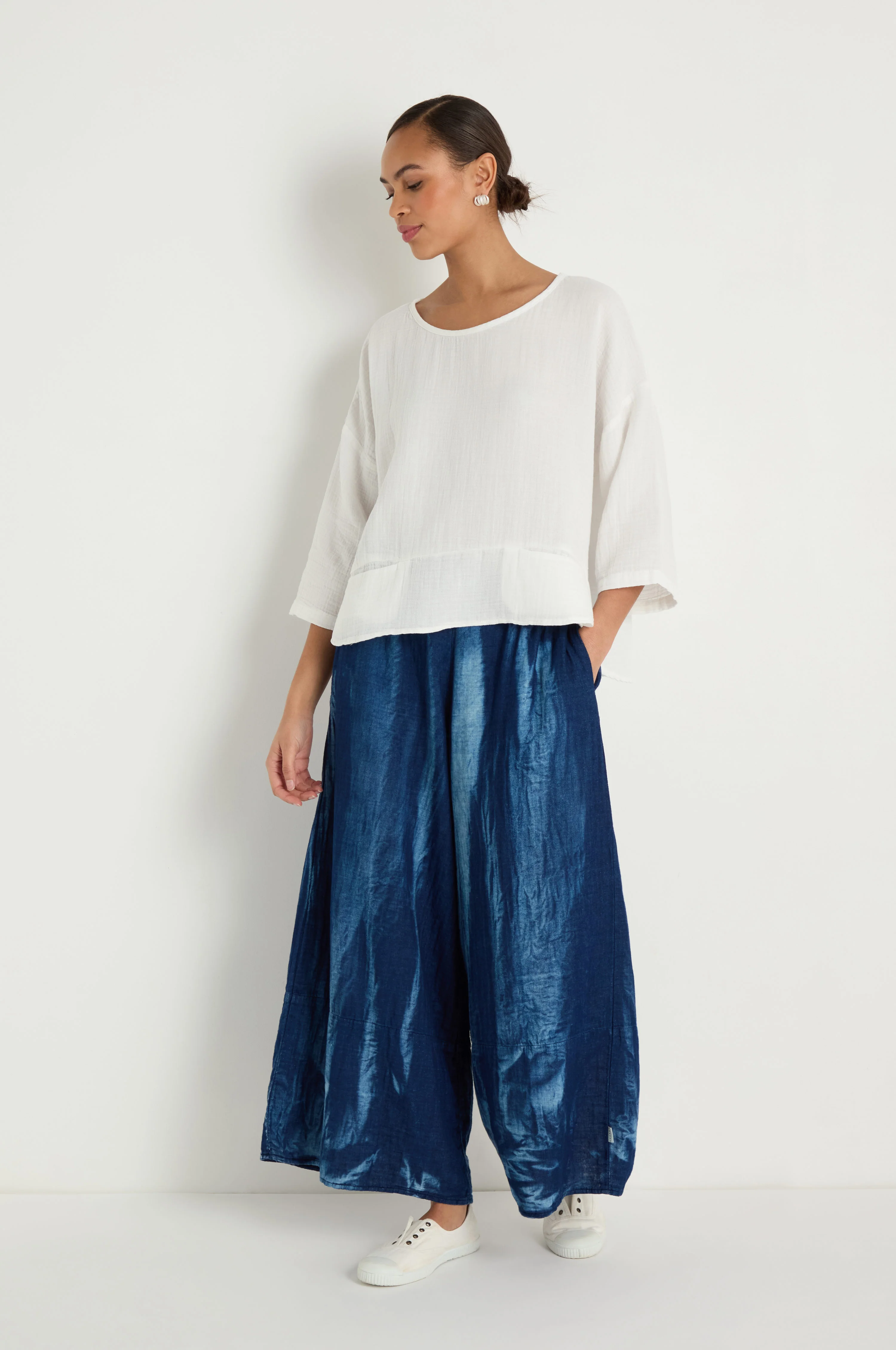 Crinkle Two-Pocket Top - Image 3