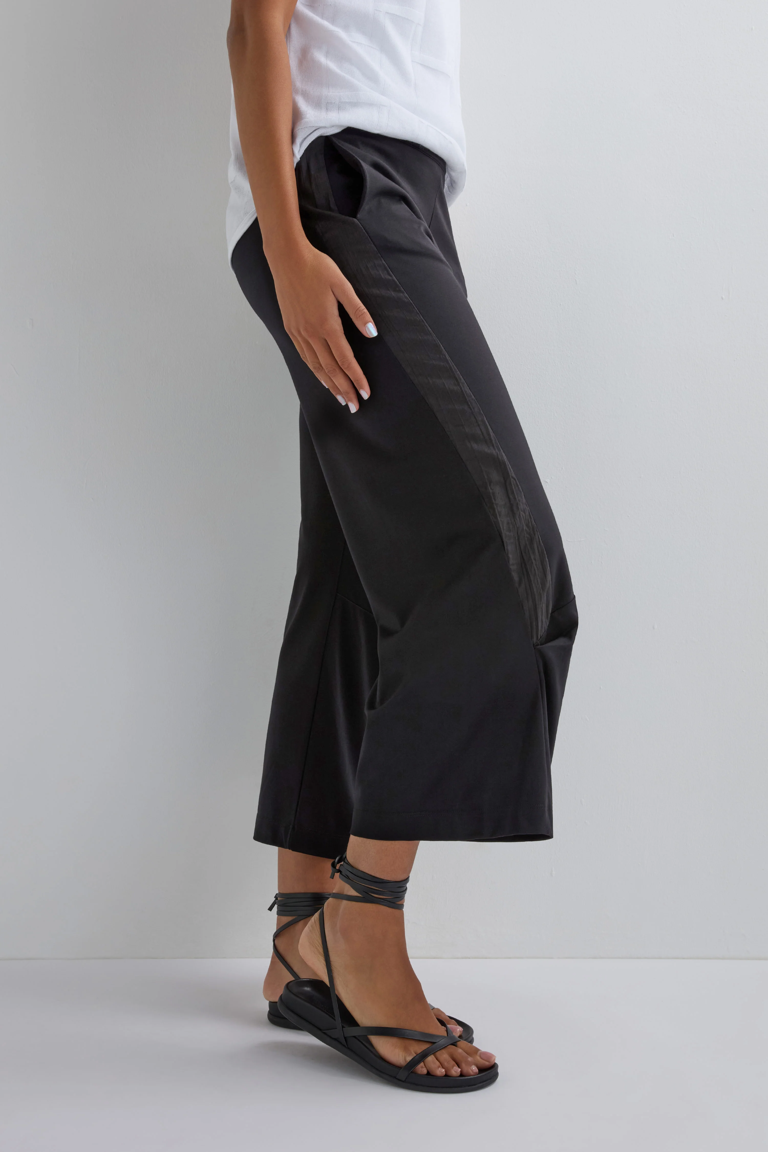 Crinkled Panel Trousers - Image 3