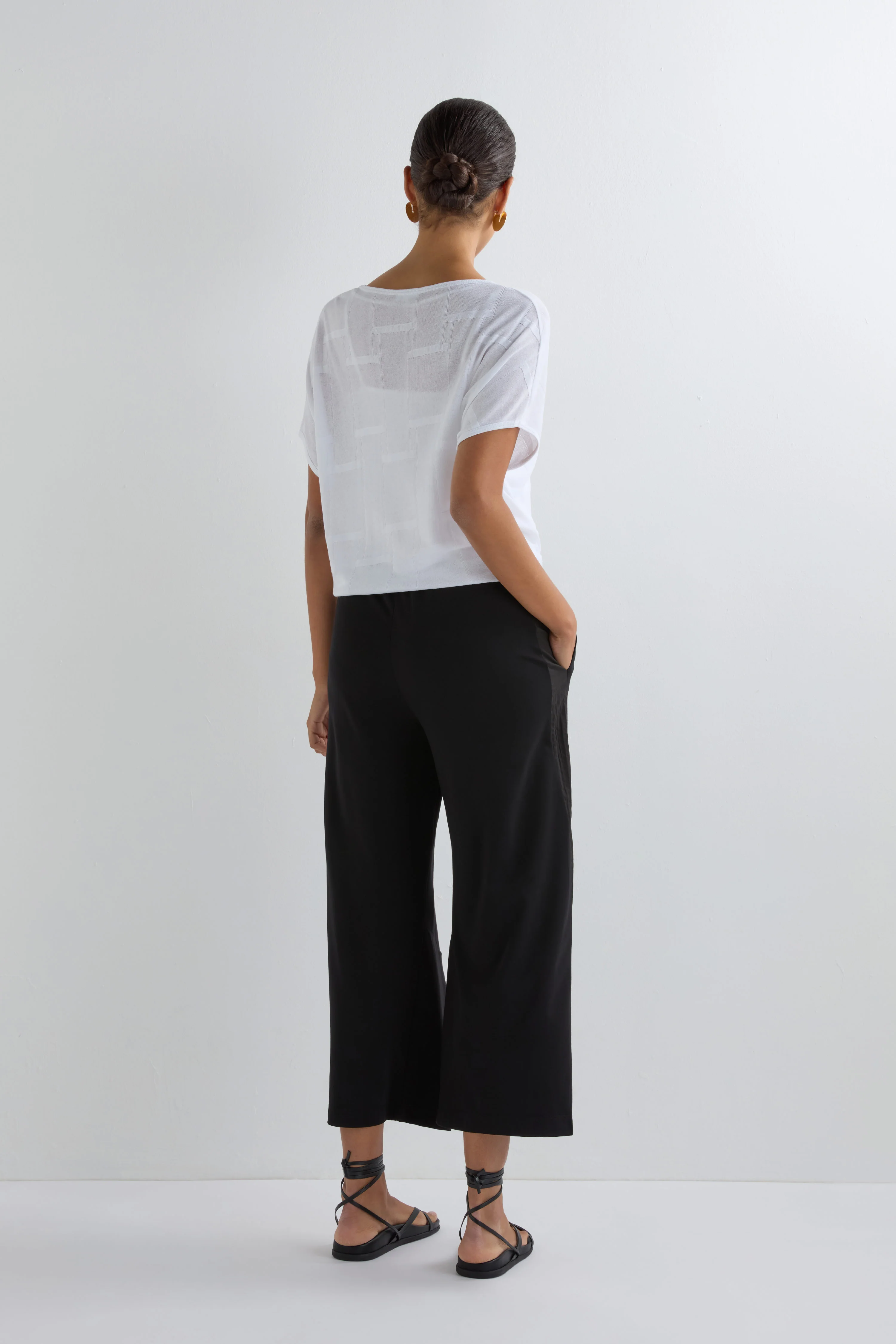 Crinkled Panel Trousers - Image 4