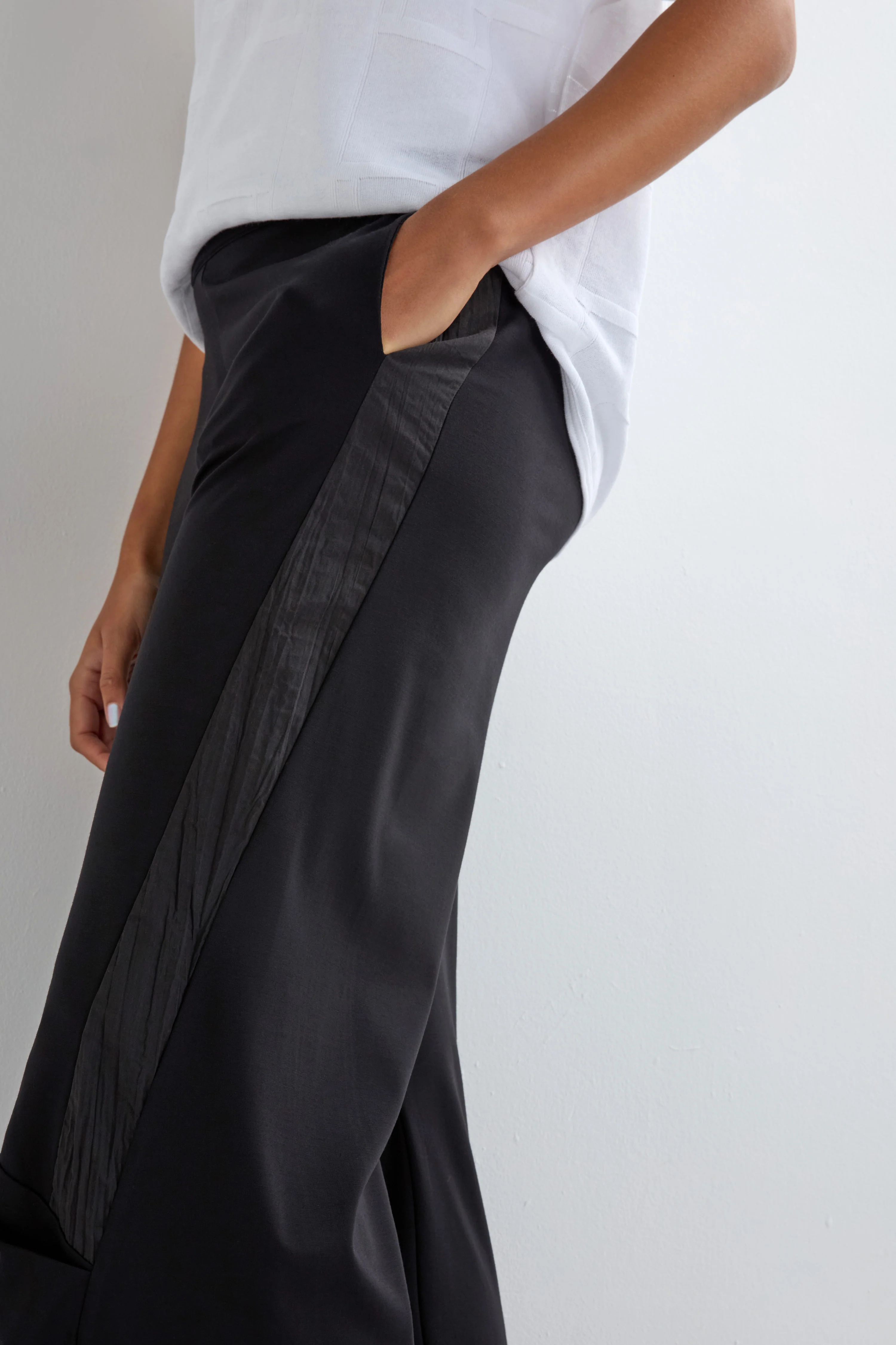 Crinkled Panel Trousers - Image 5