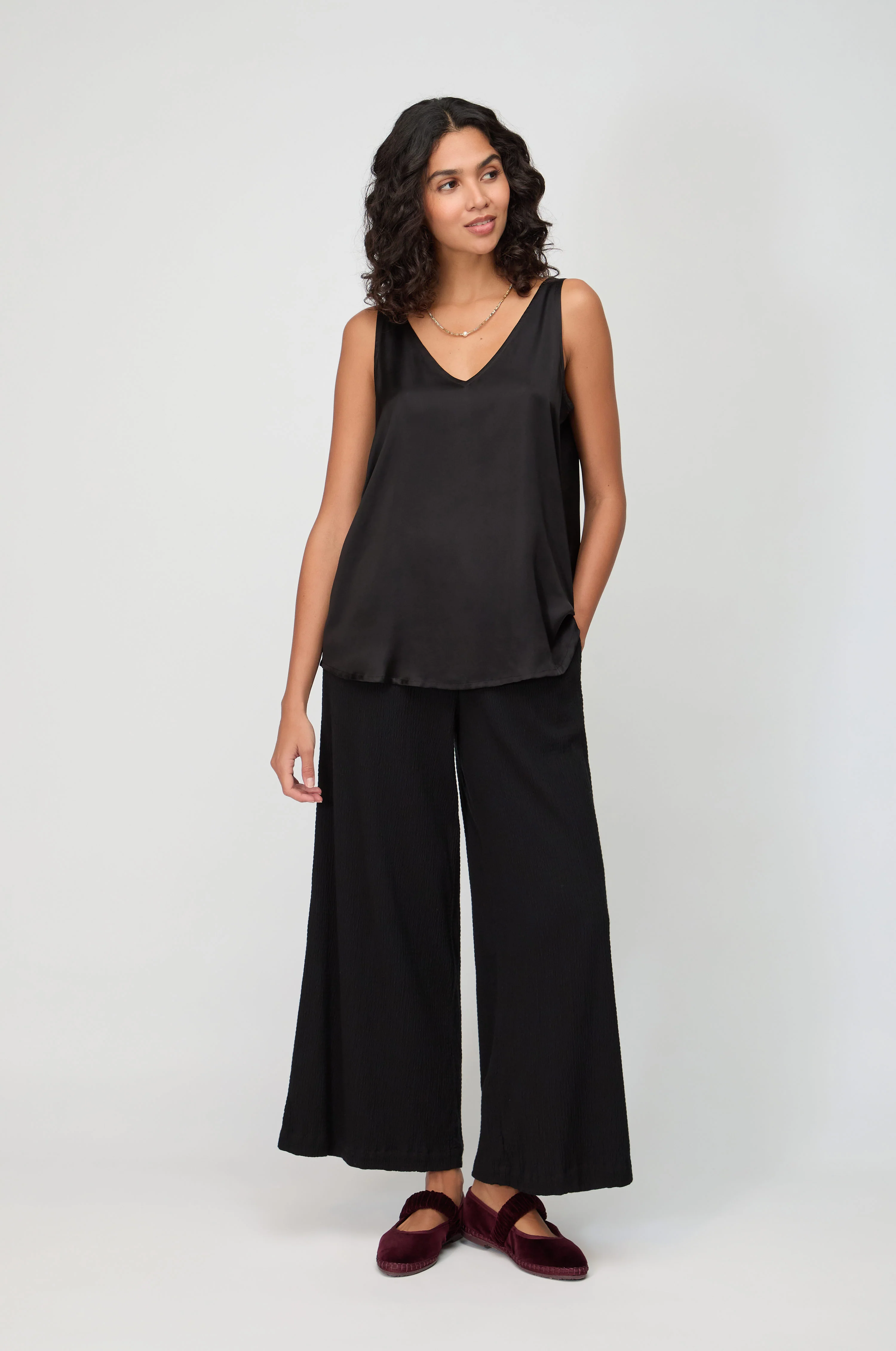 Cupro Layering Vest - Image 3