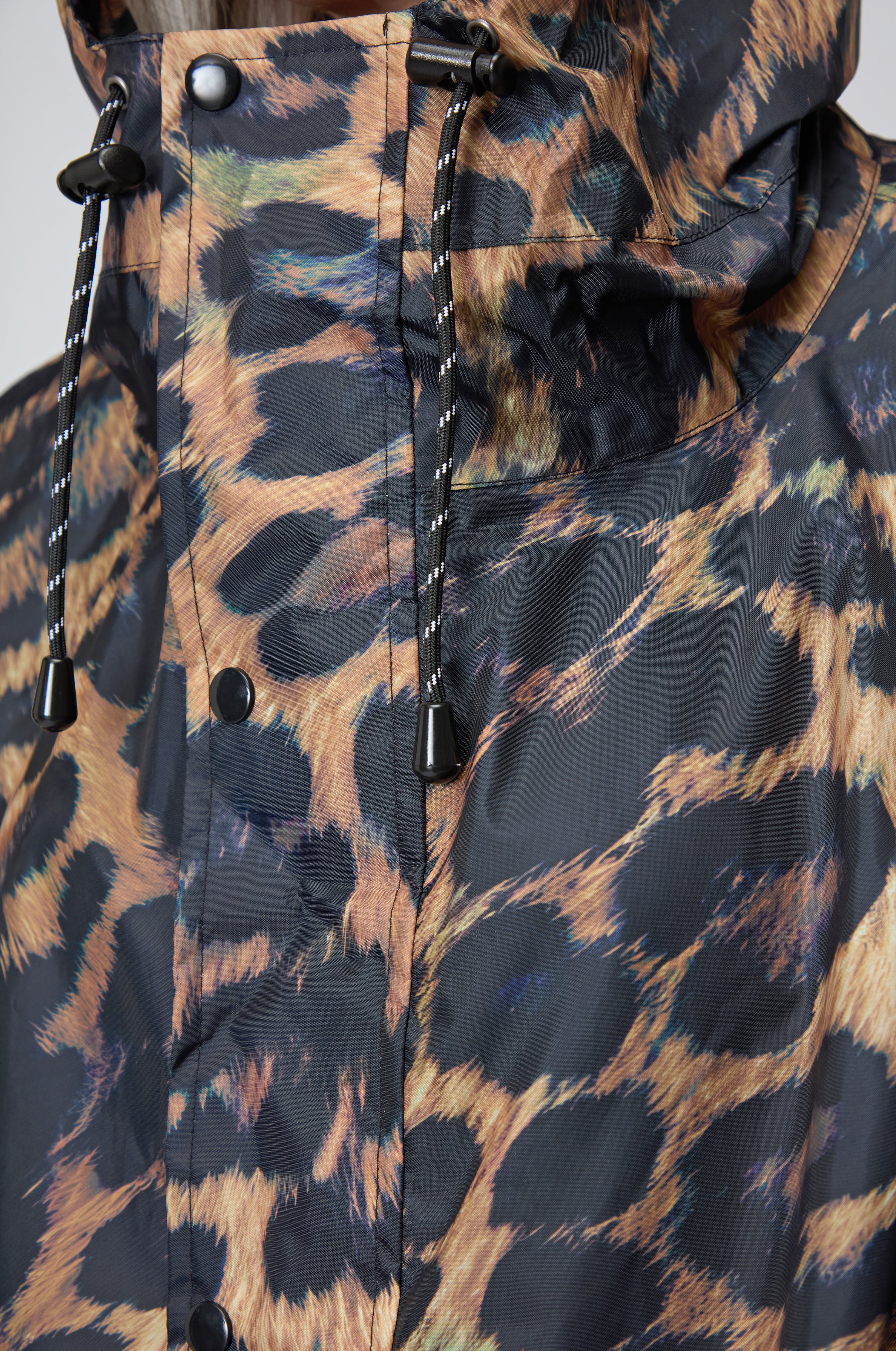 Dark Leopard Rain Coat - Image 5