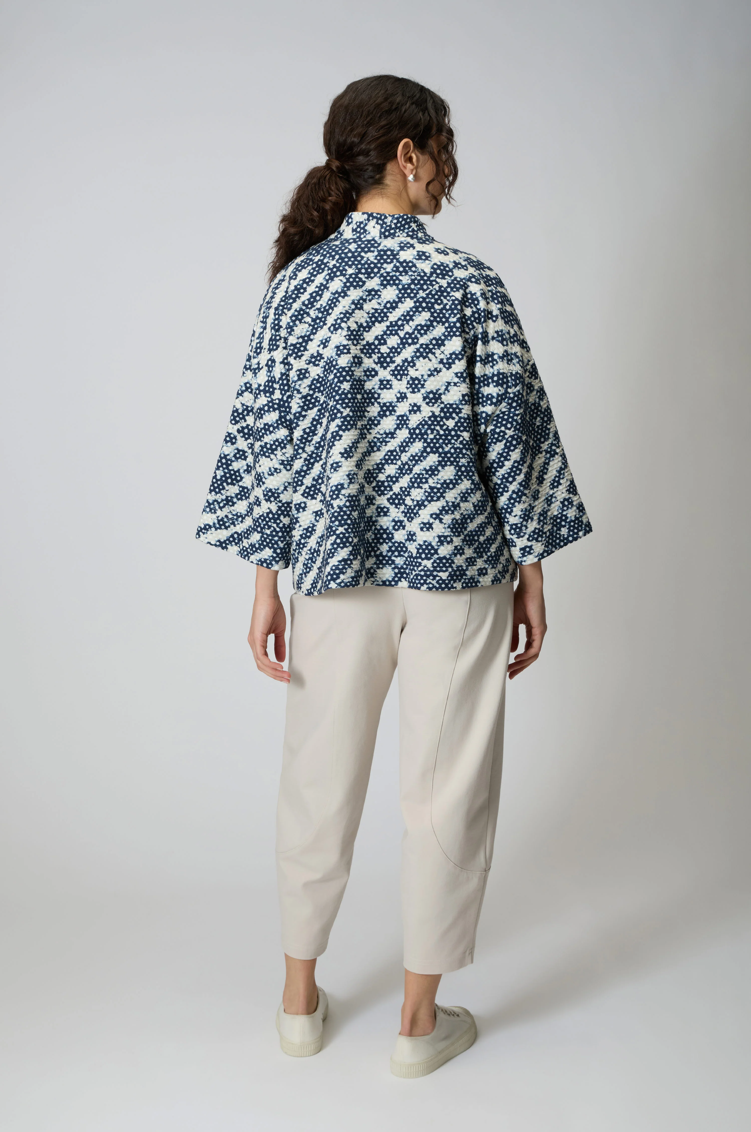 Diamond Tie Dye Jersey Jacket - Image 6