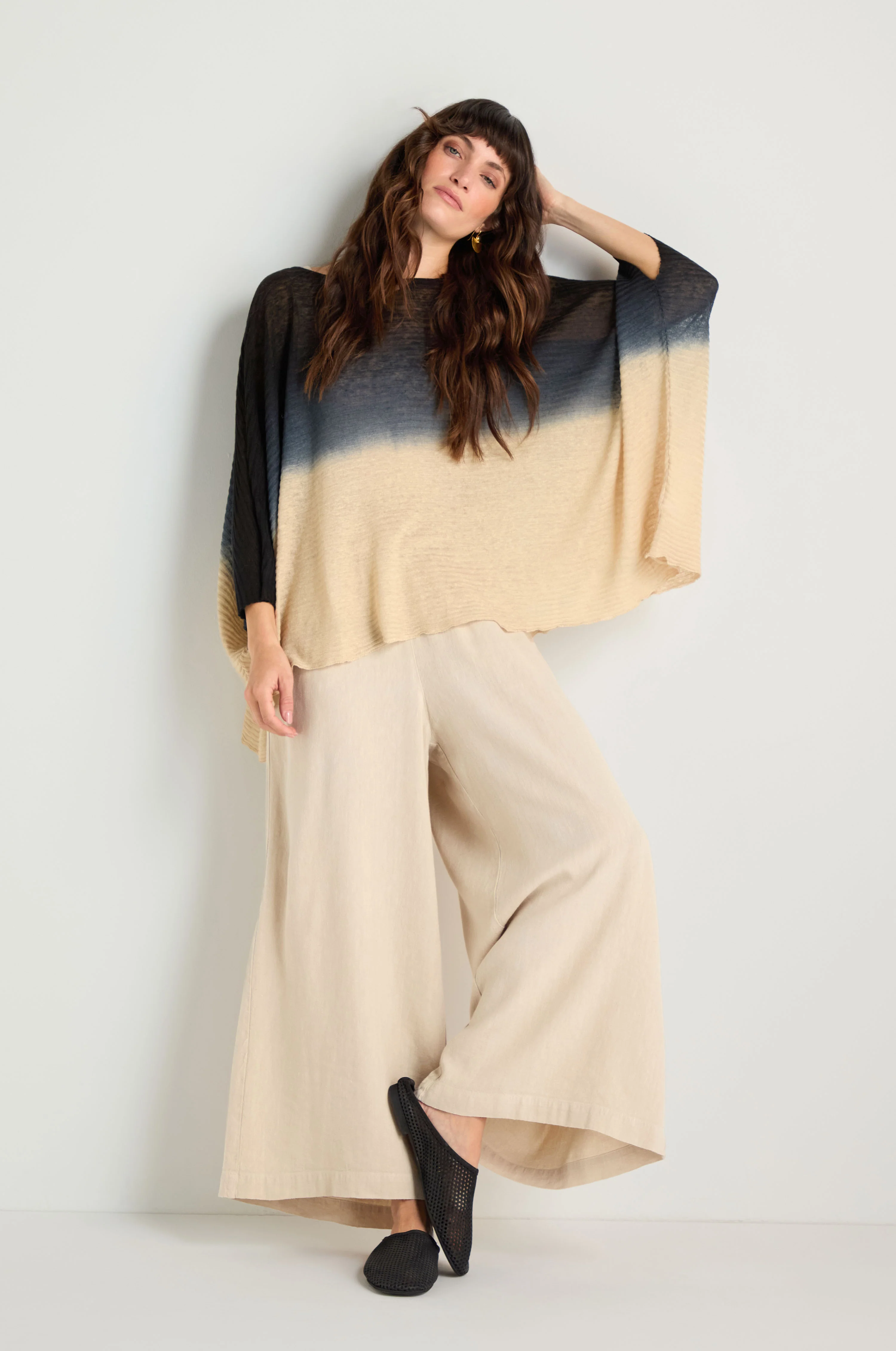 Dip Dye Knit Easy Top - Image 3