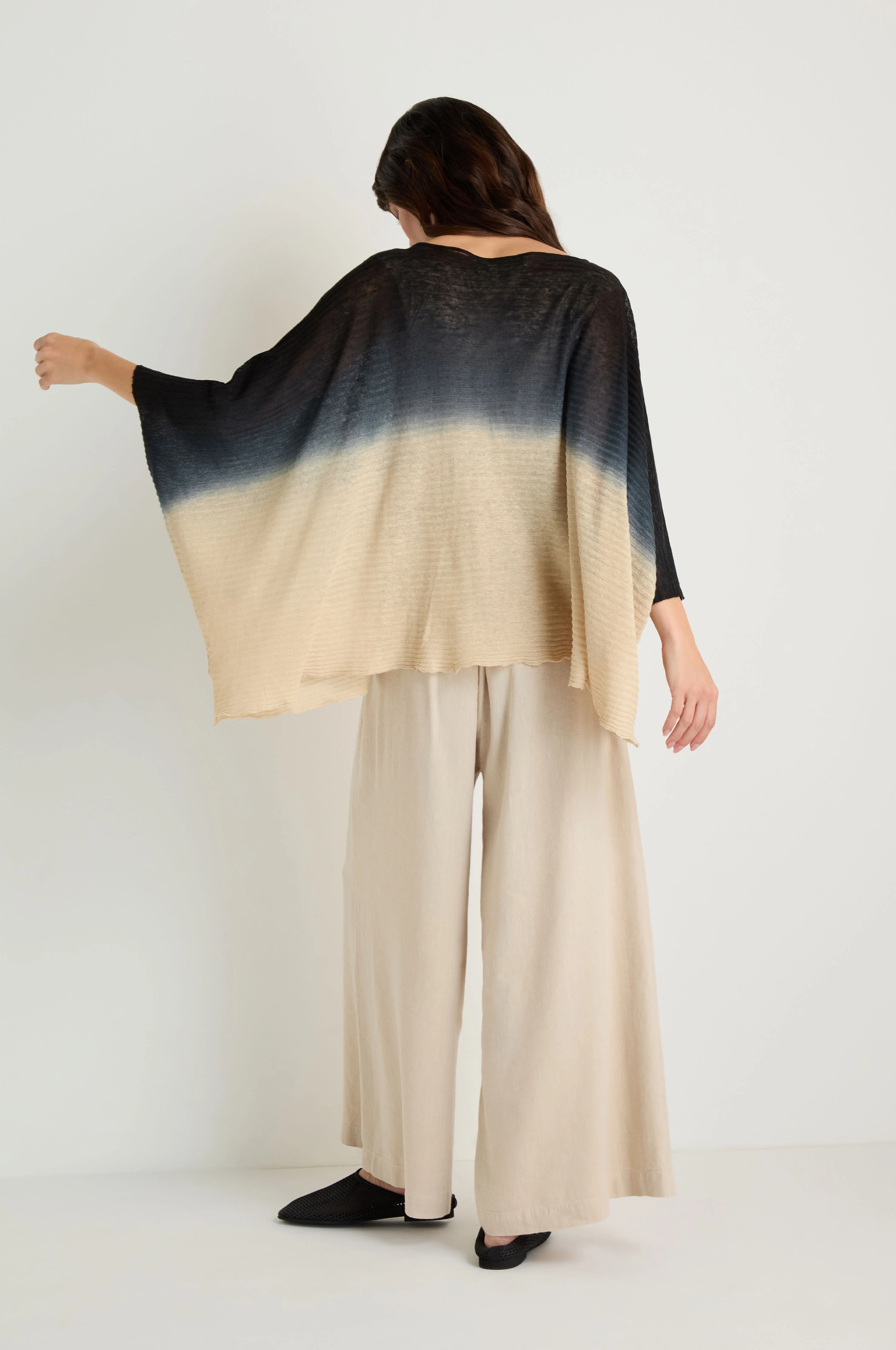 Dip Dye Knit Easy Top - Image 4