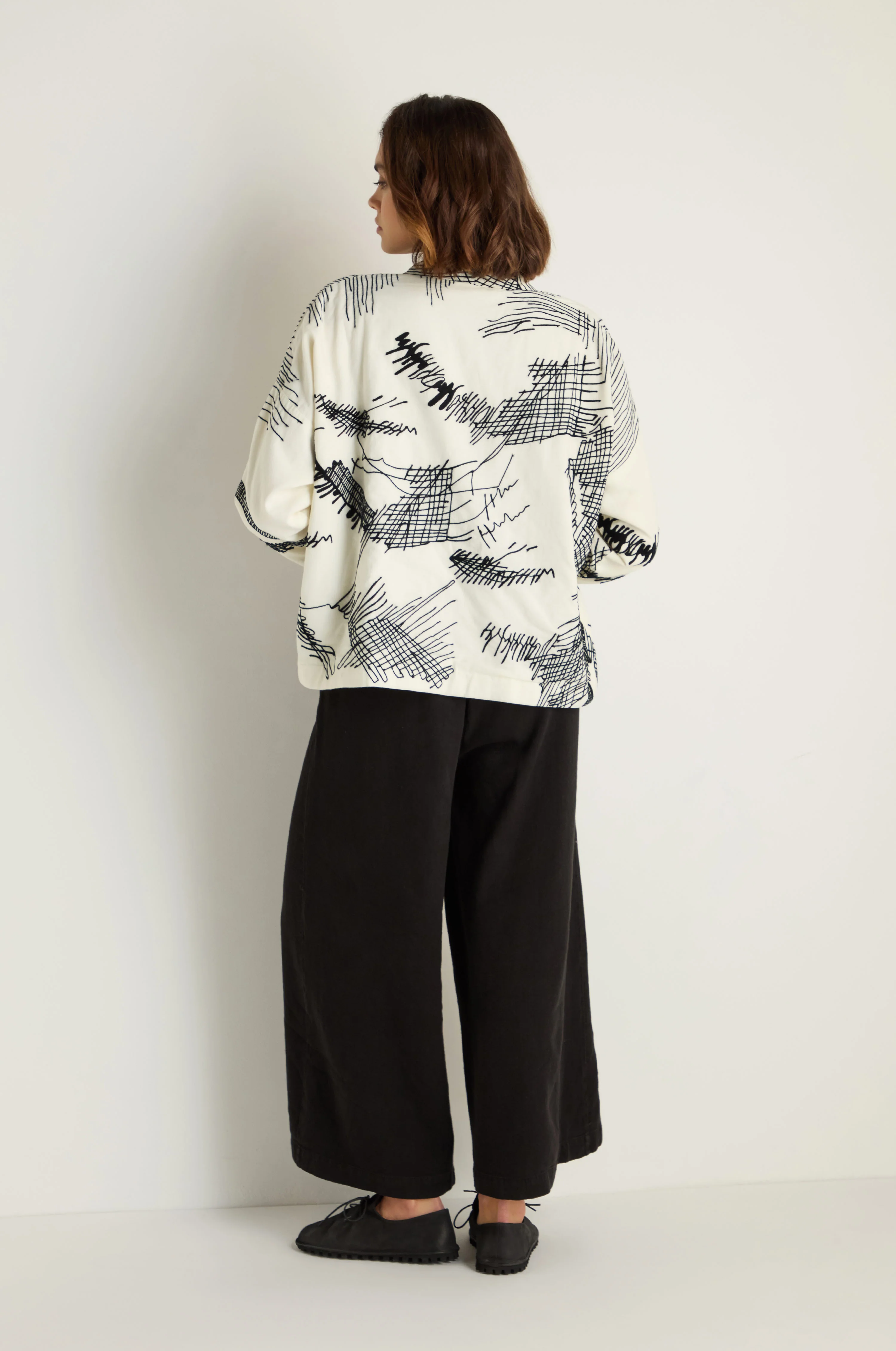 Embroidered Sketch Jacket - Image 5