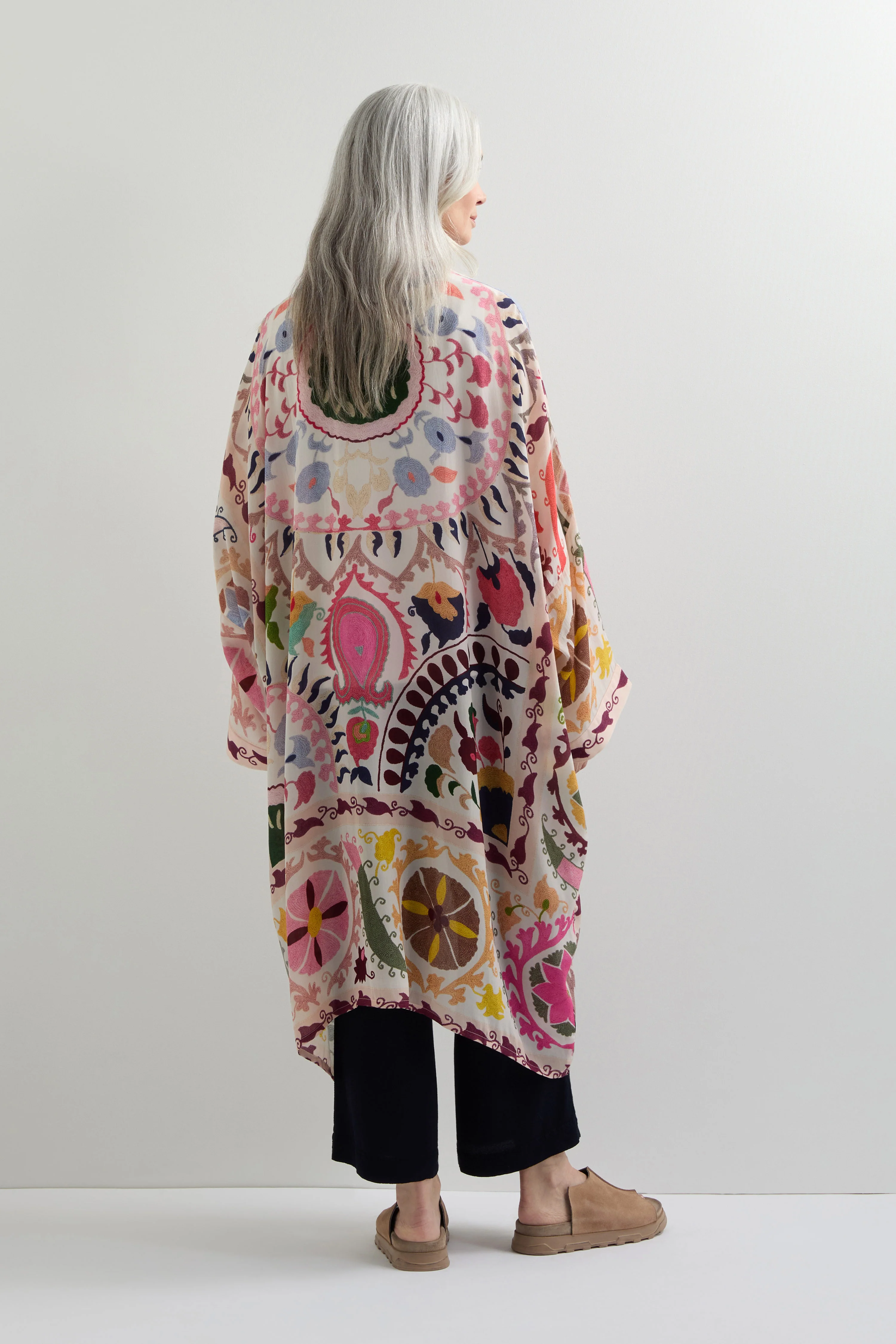 Grande Suzani Print Kimono - Image 6