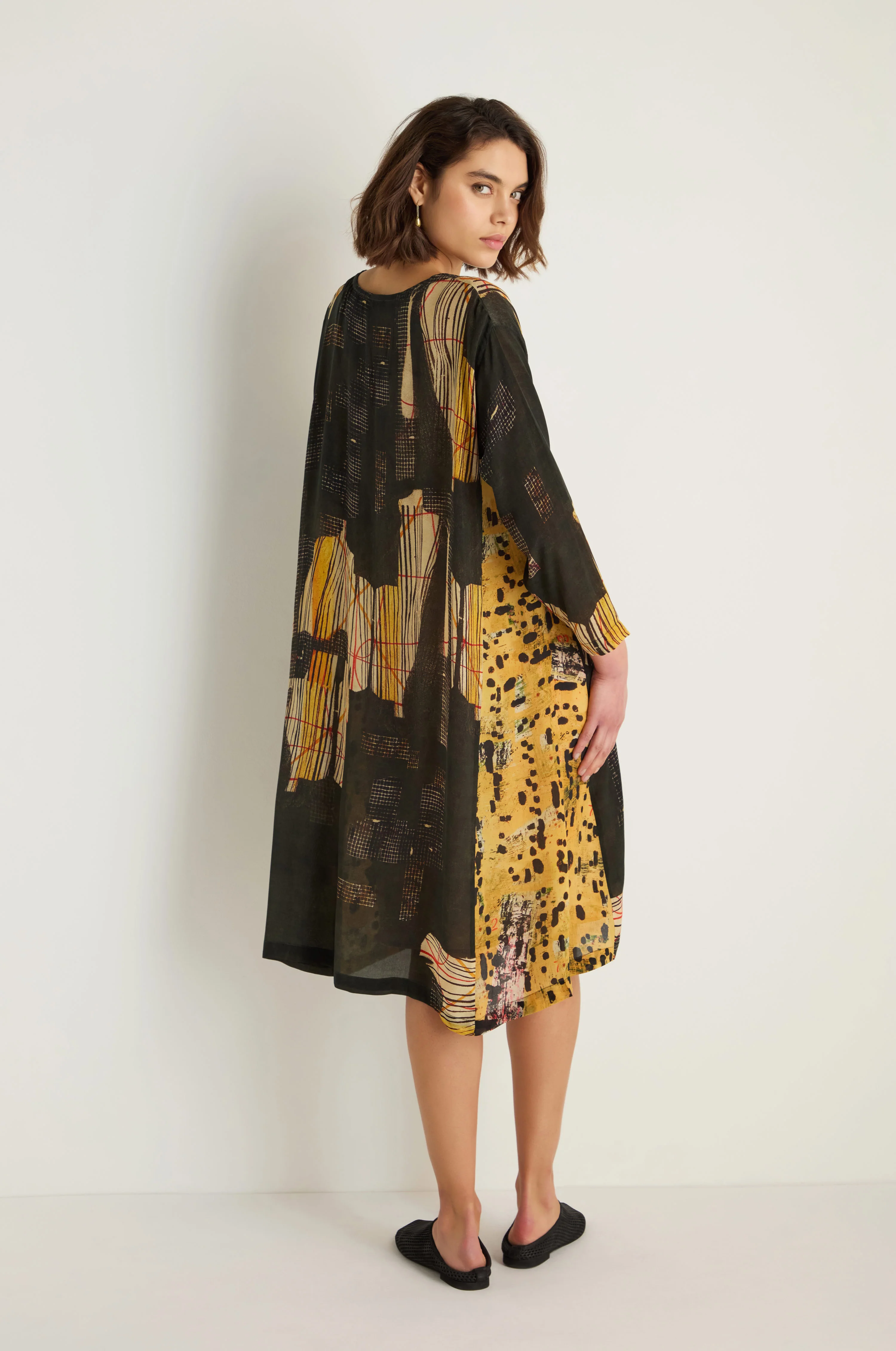 Klimt Print Easy Dress - Image 4