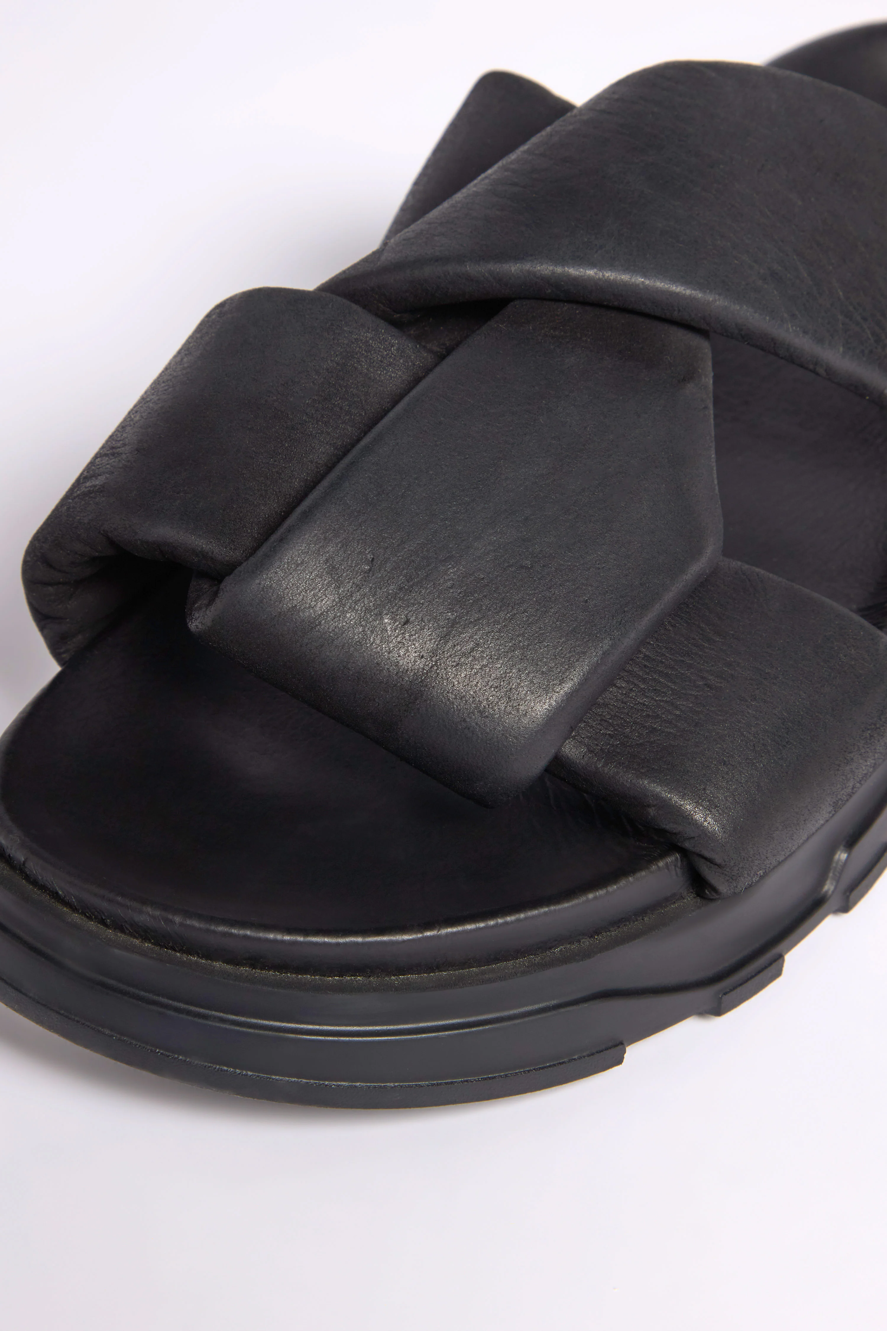 Lattice Leather Sliders - Image 4