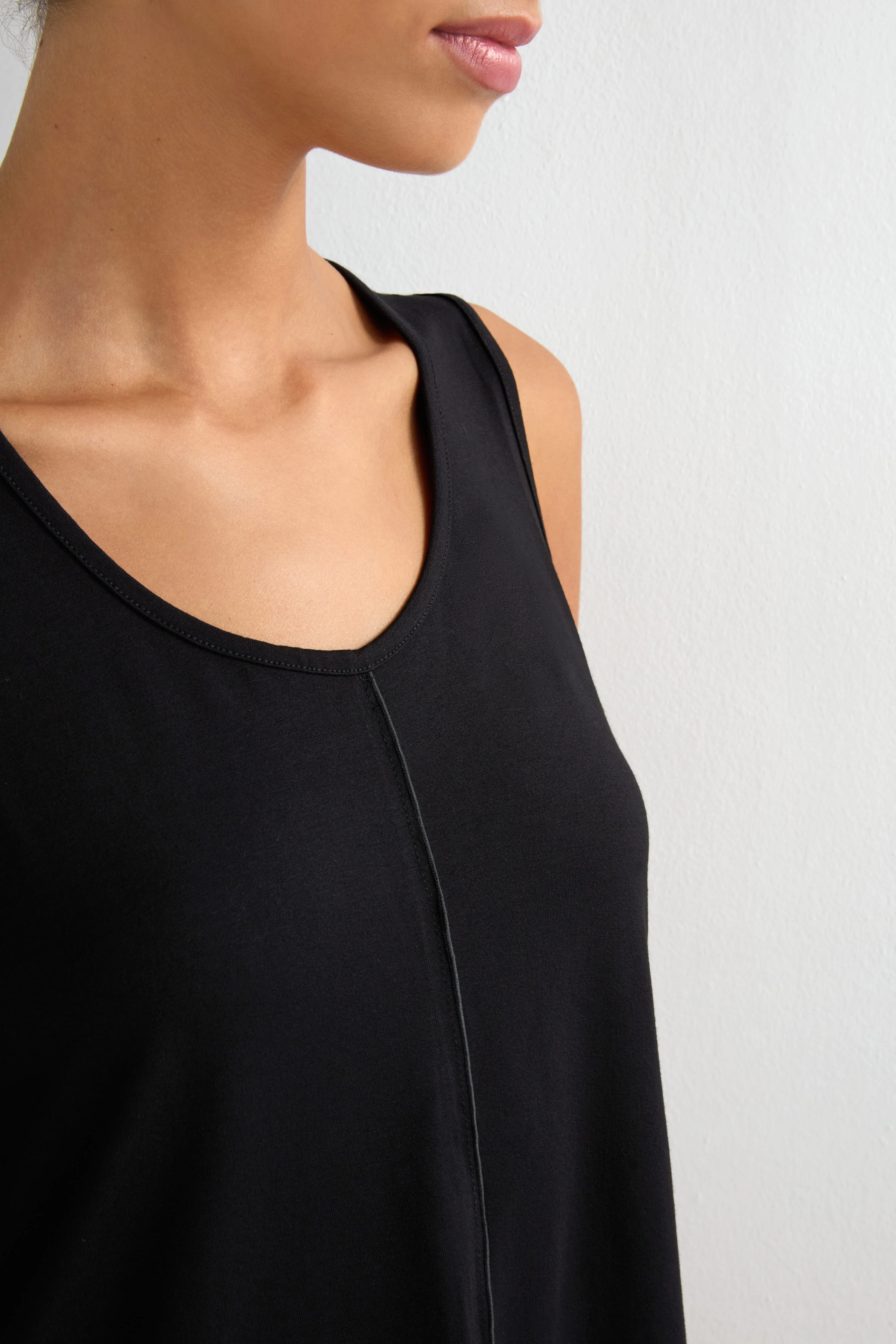 Long Seamed Front Vest - Image 8