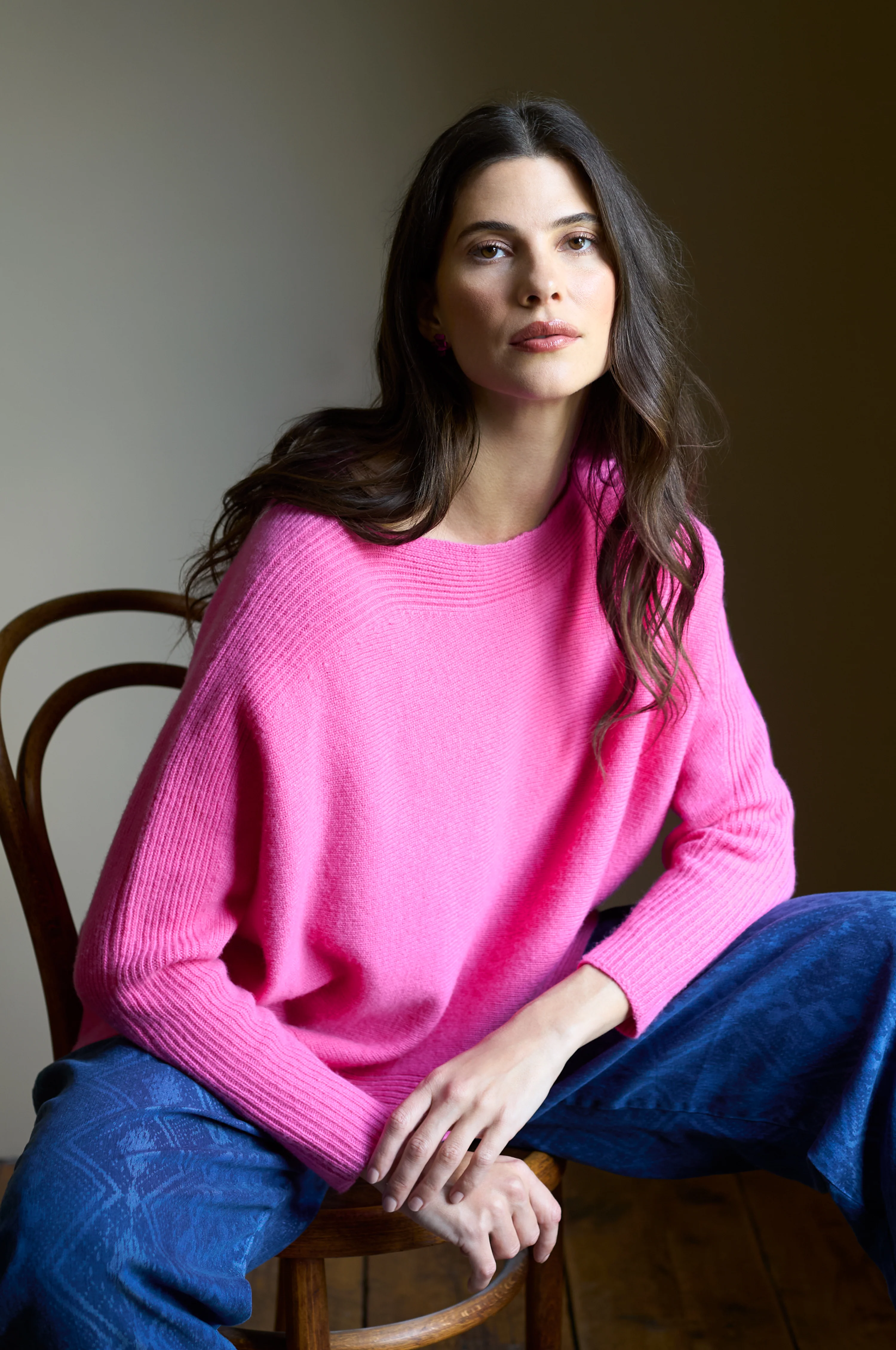 Merino Rib Detail Jumper - Image 3