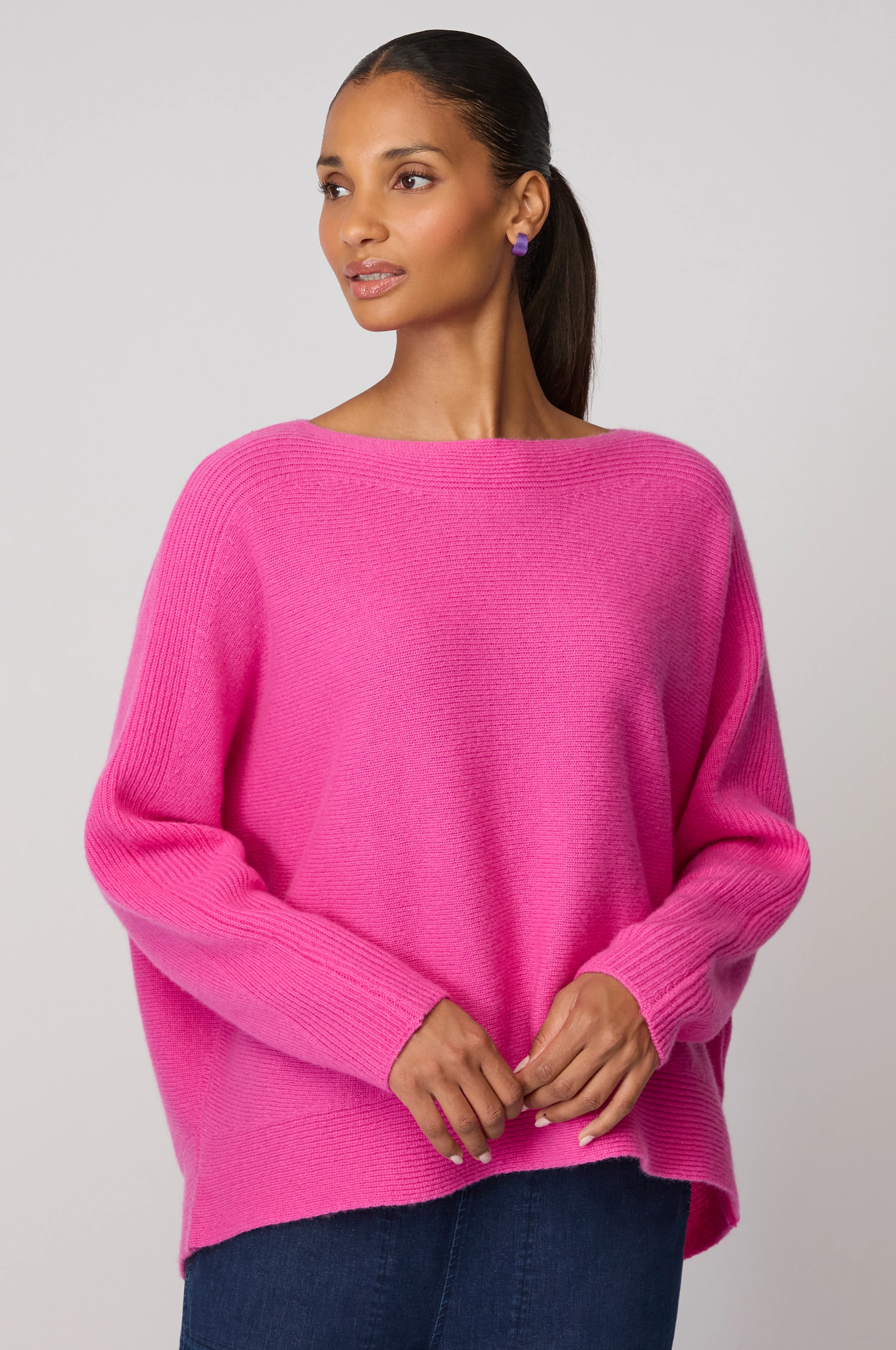 Merino Rib Detail Jumper - Image 4