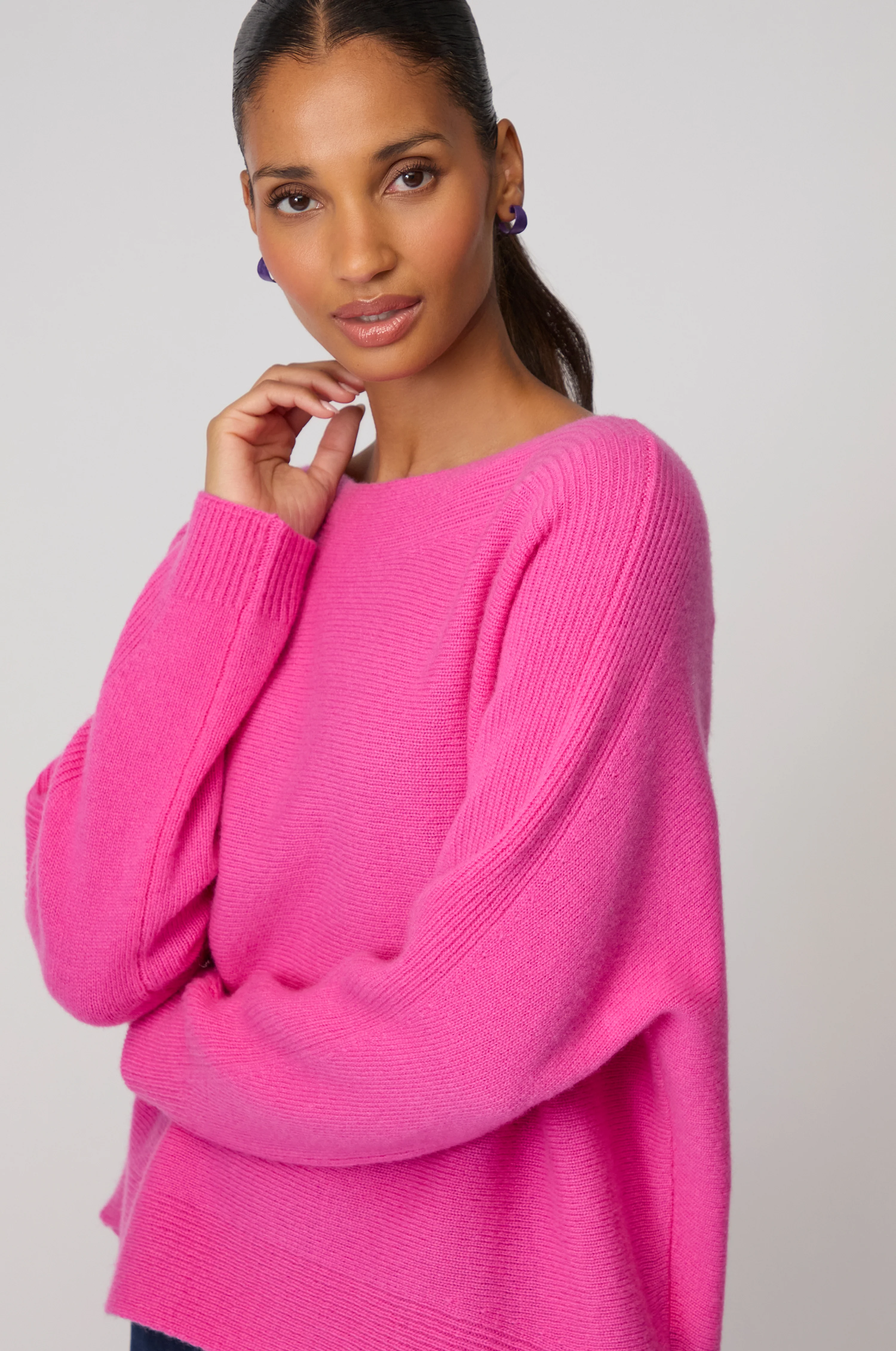 Merino Rib Detail Jumper - Image 5