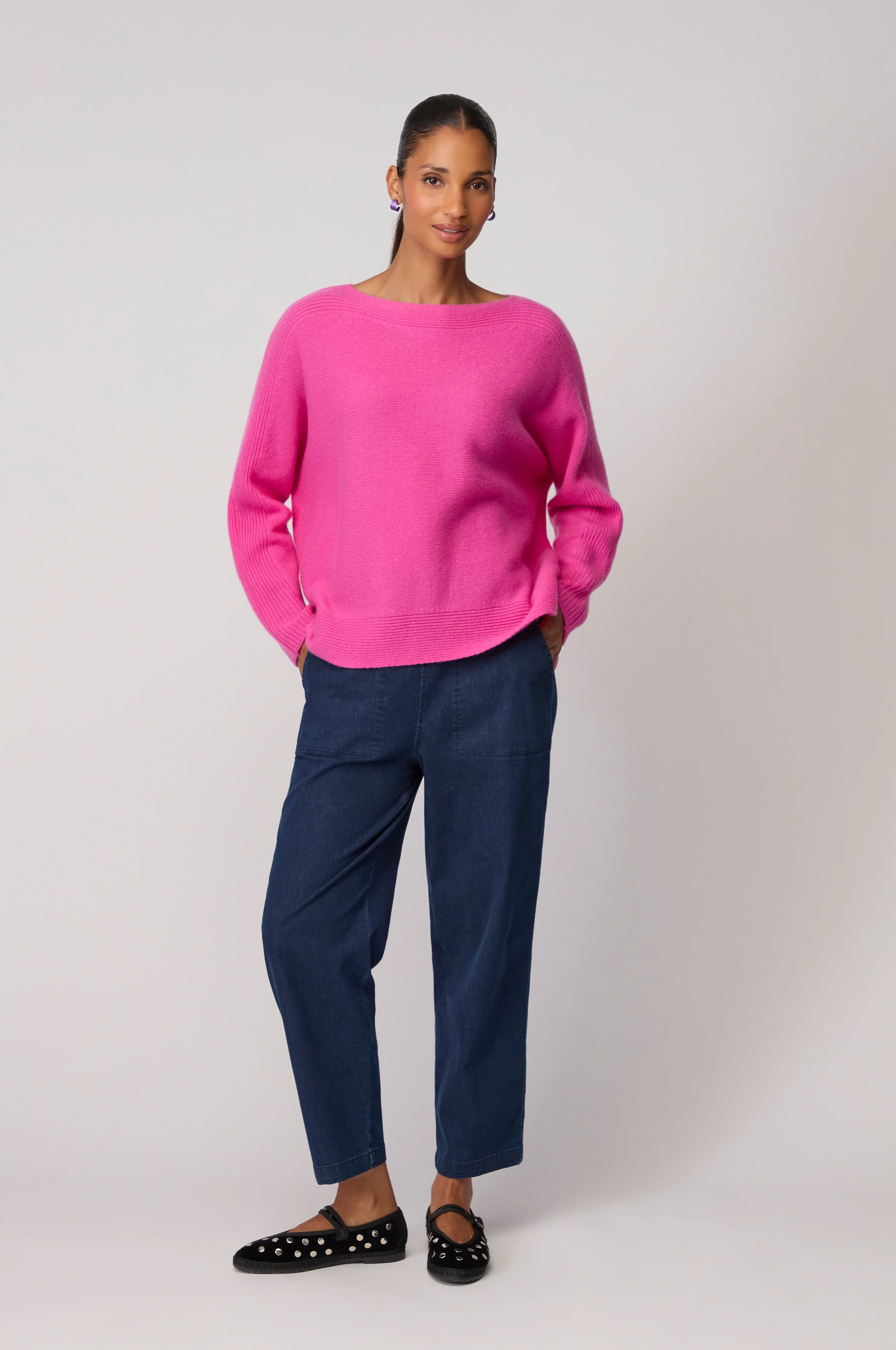 Merino Rib Detail Jumper - Image 6
