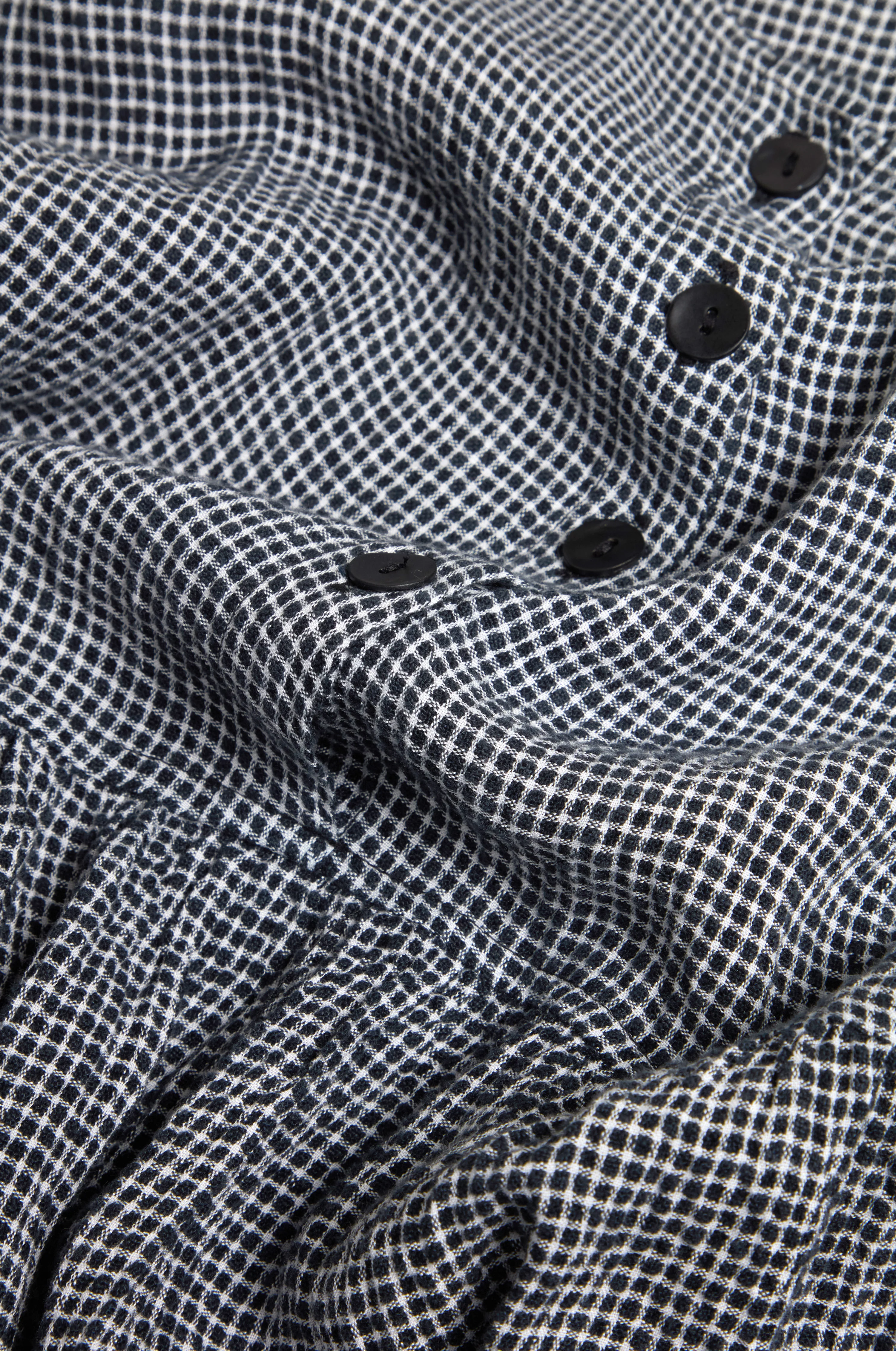 Micro Gingham Bubble Dress - Image 7