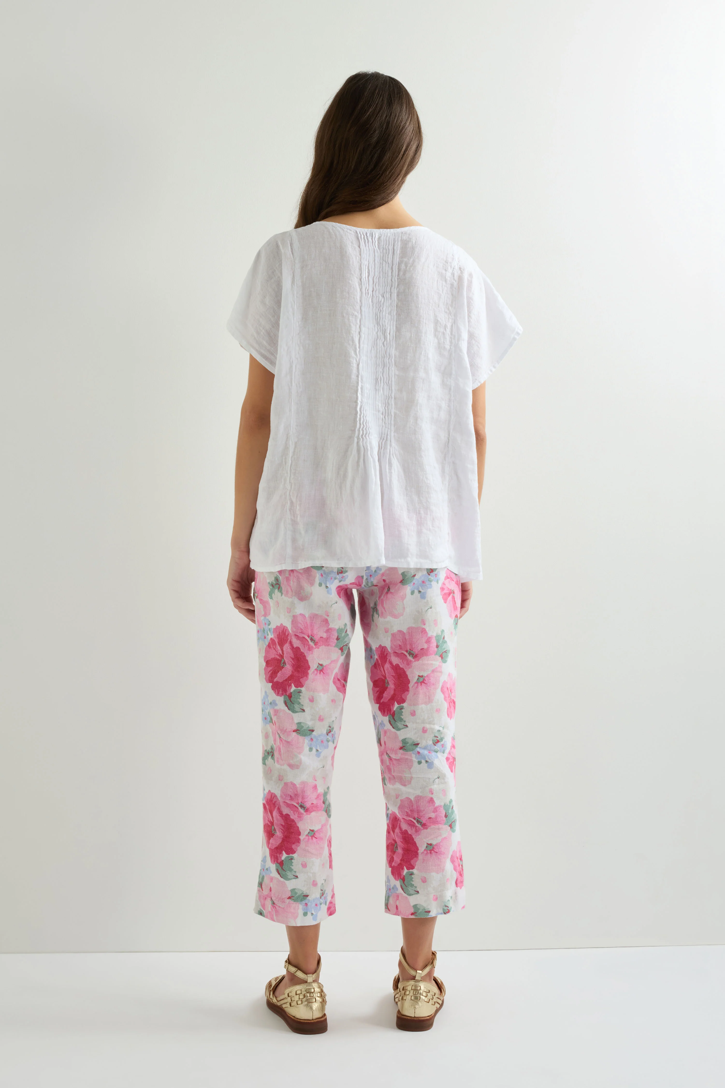 Pleat Front Linen Top - Image 9