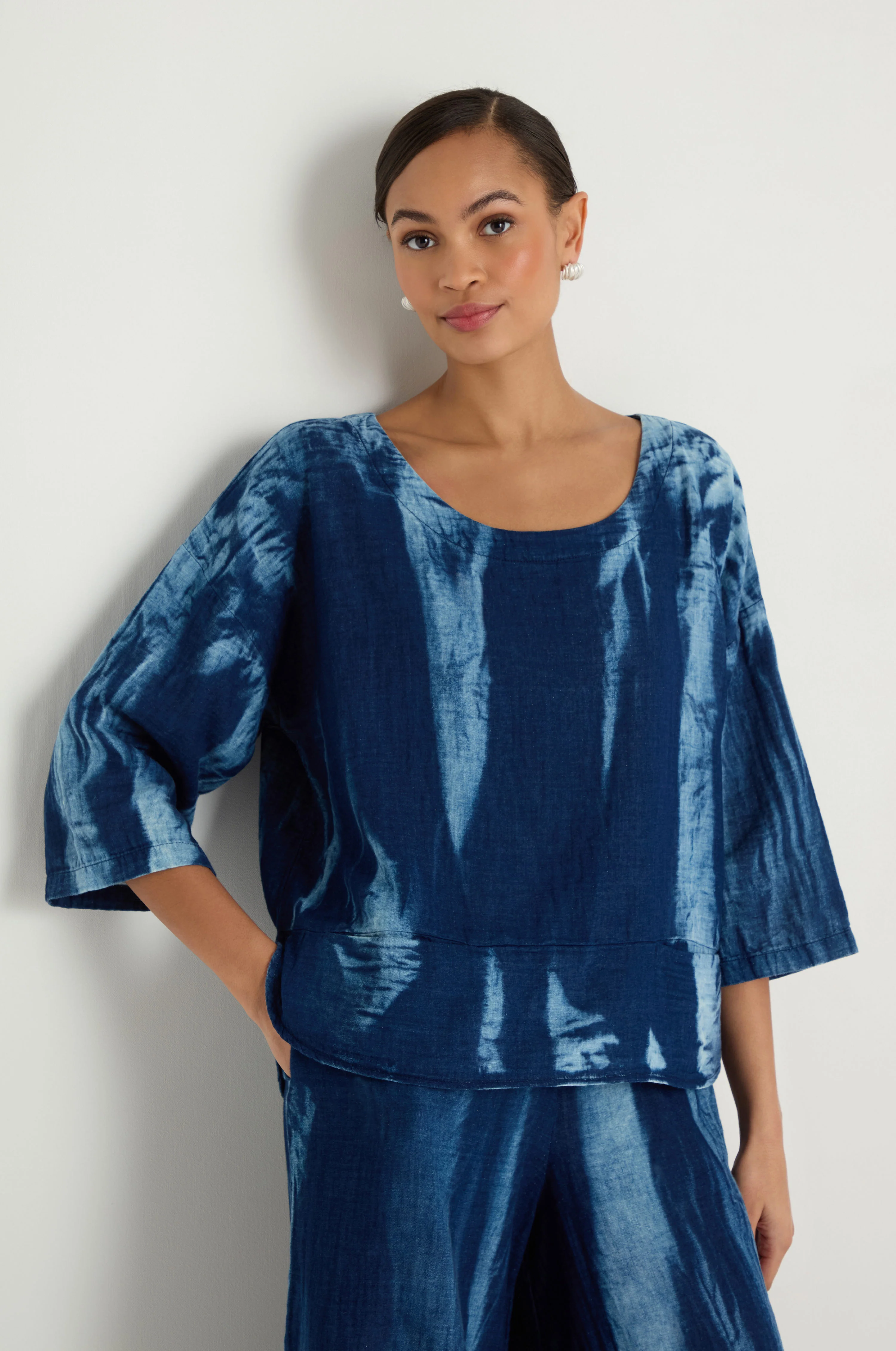 Soft Denim Two-Pocket Top - Image 3