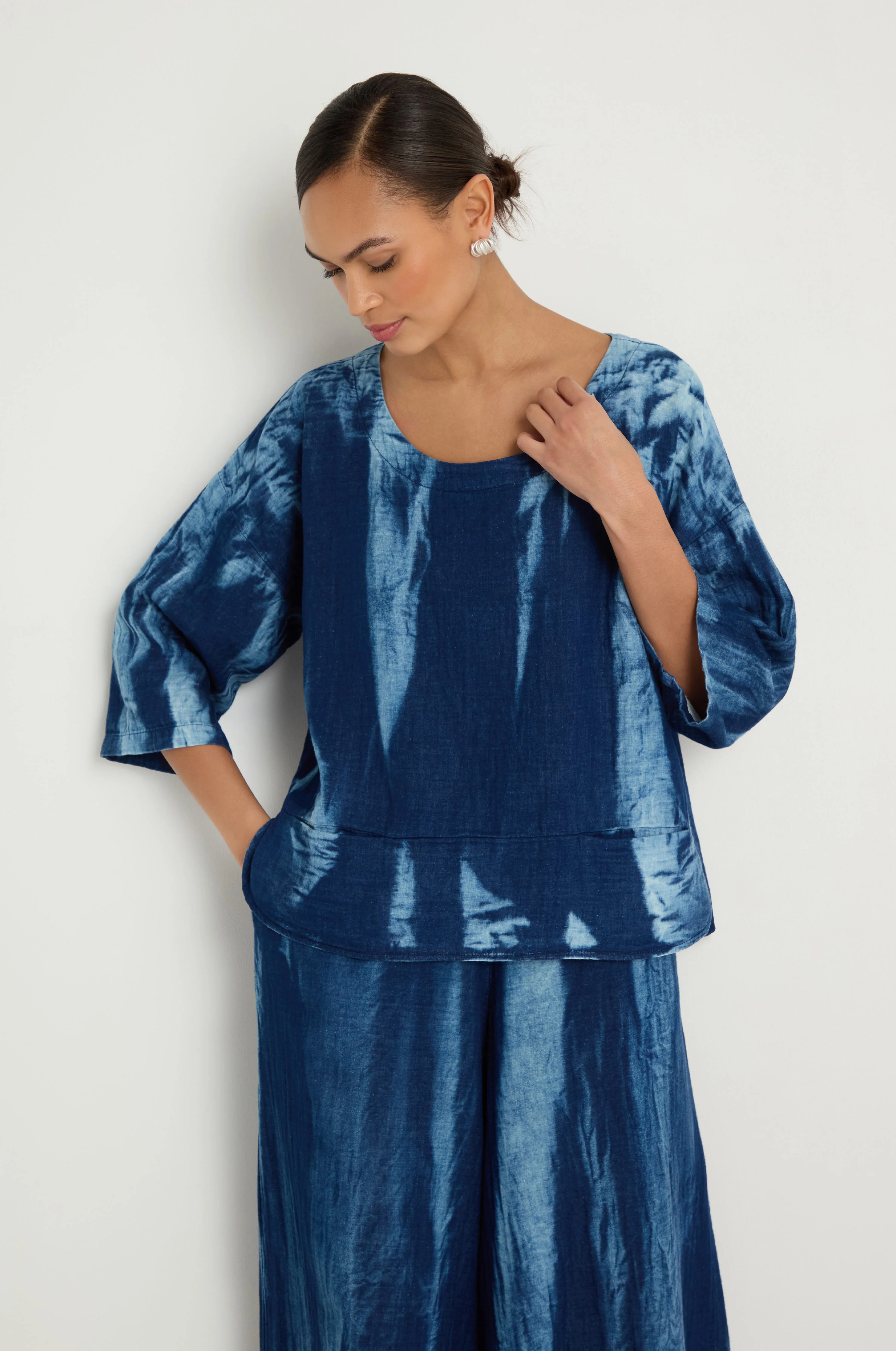 Soft Denim Two-Pocket Top - Image 4