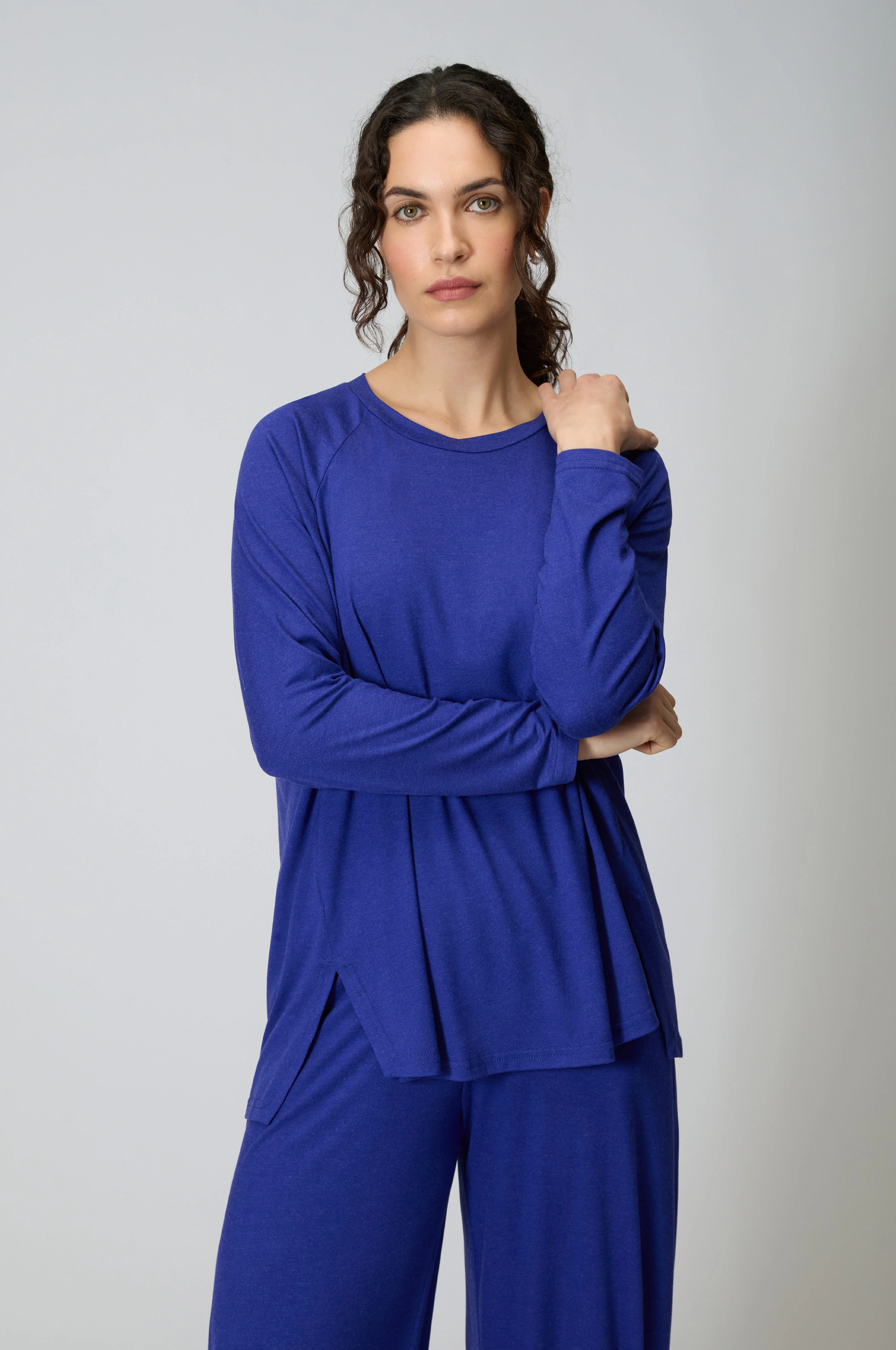 Soft Viscose Jersey Boxy Top - Image 3