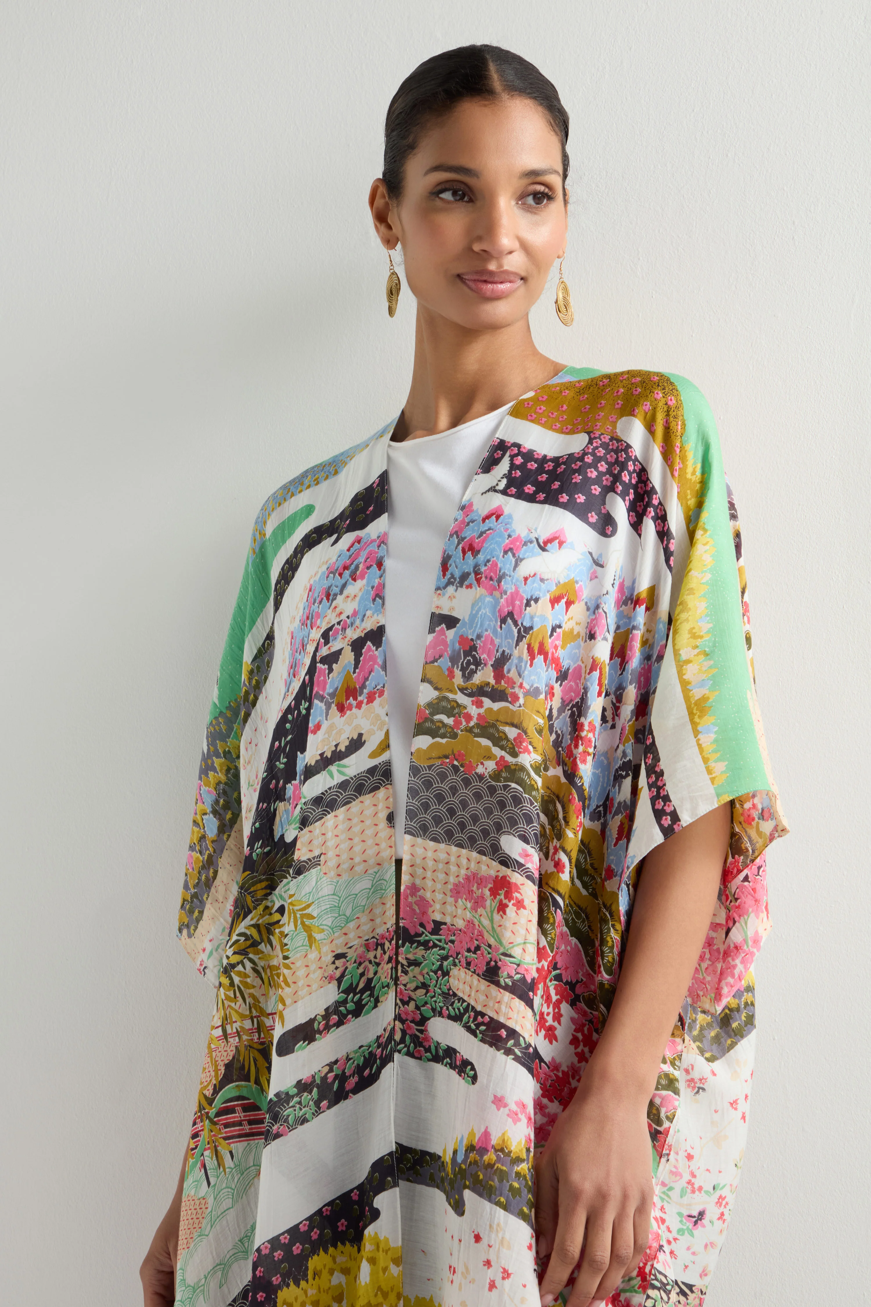 Spring Print Throwover - Image 4