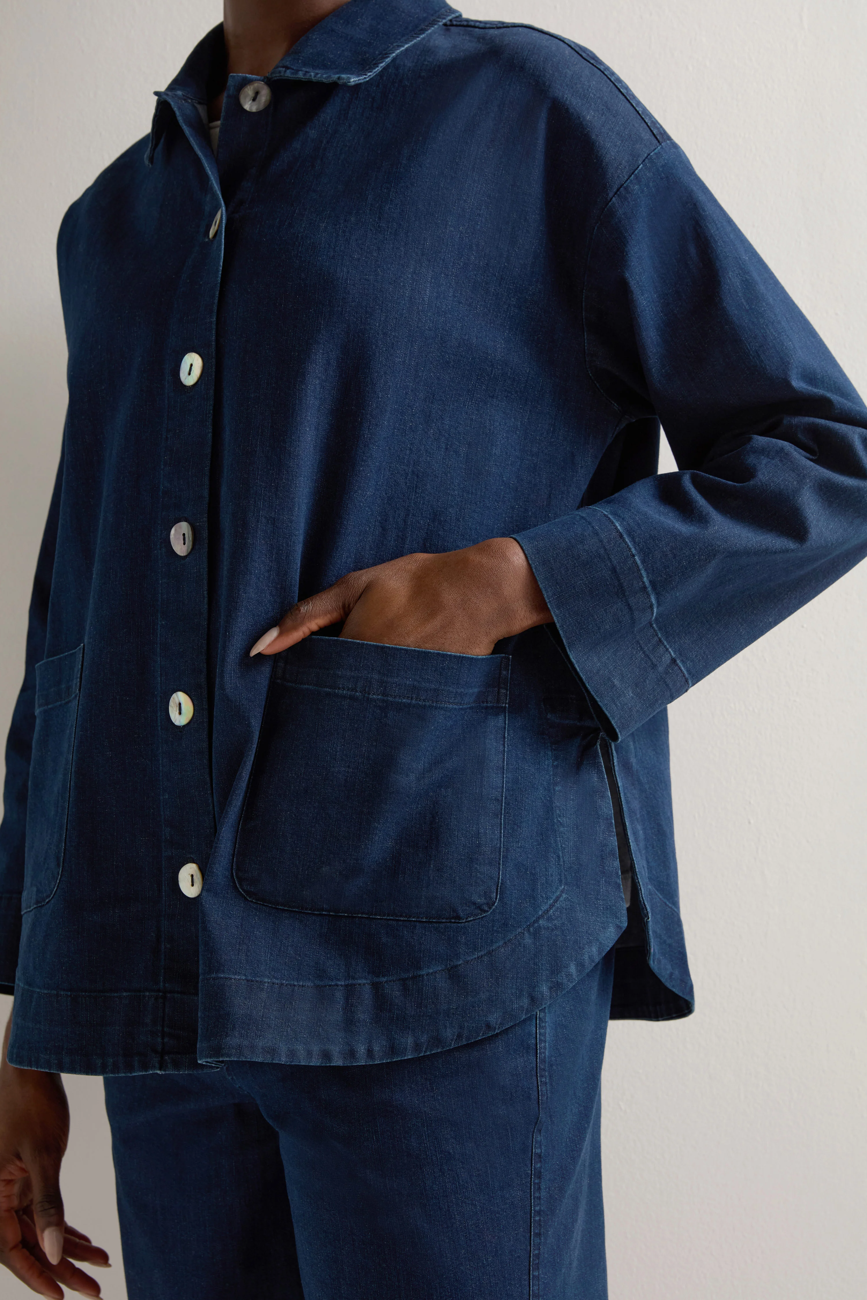 Stretch Denim Jacket - Image 4