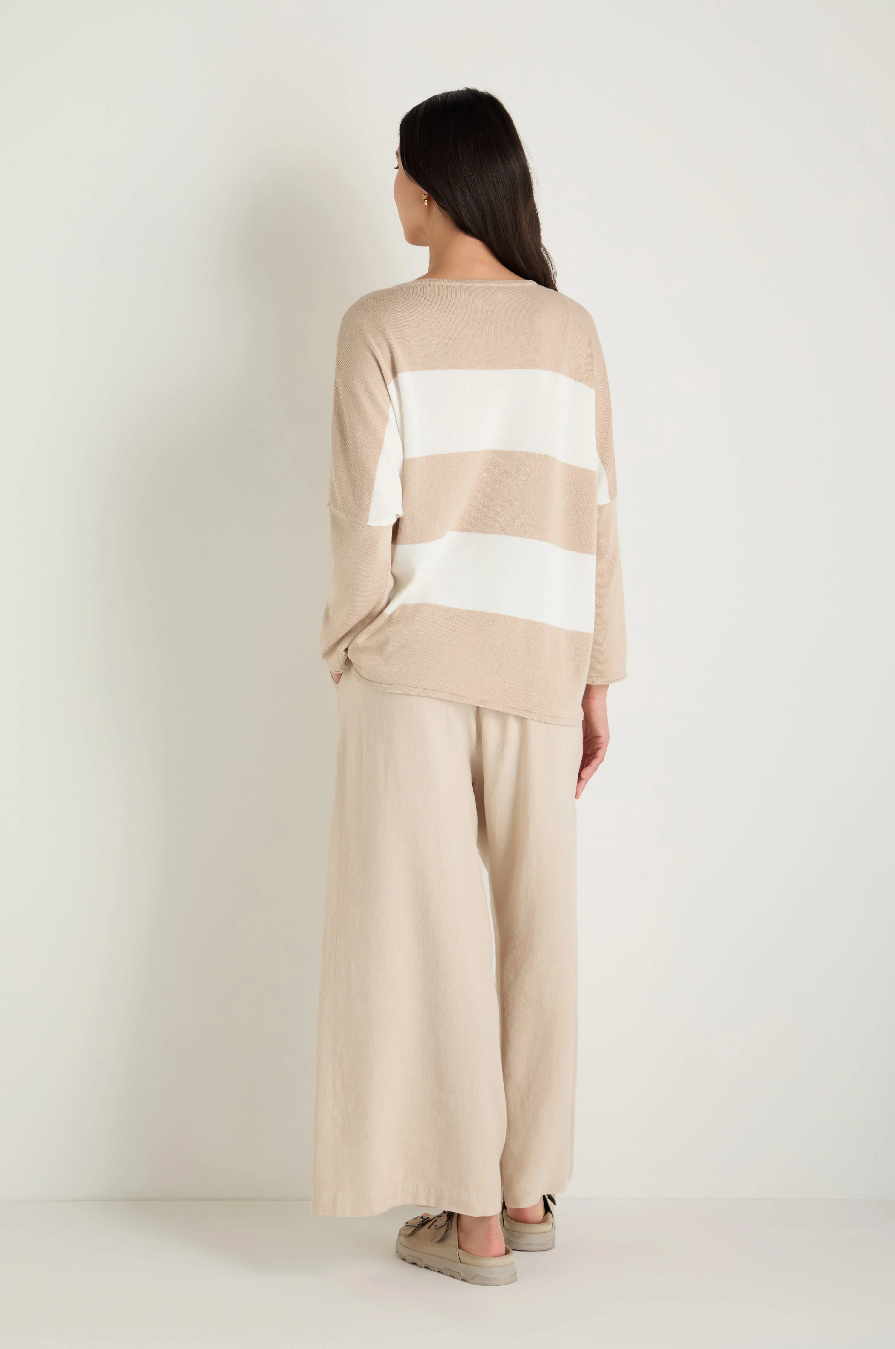 Stone Stripe Pocket Knit Top - Image 4