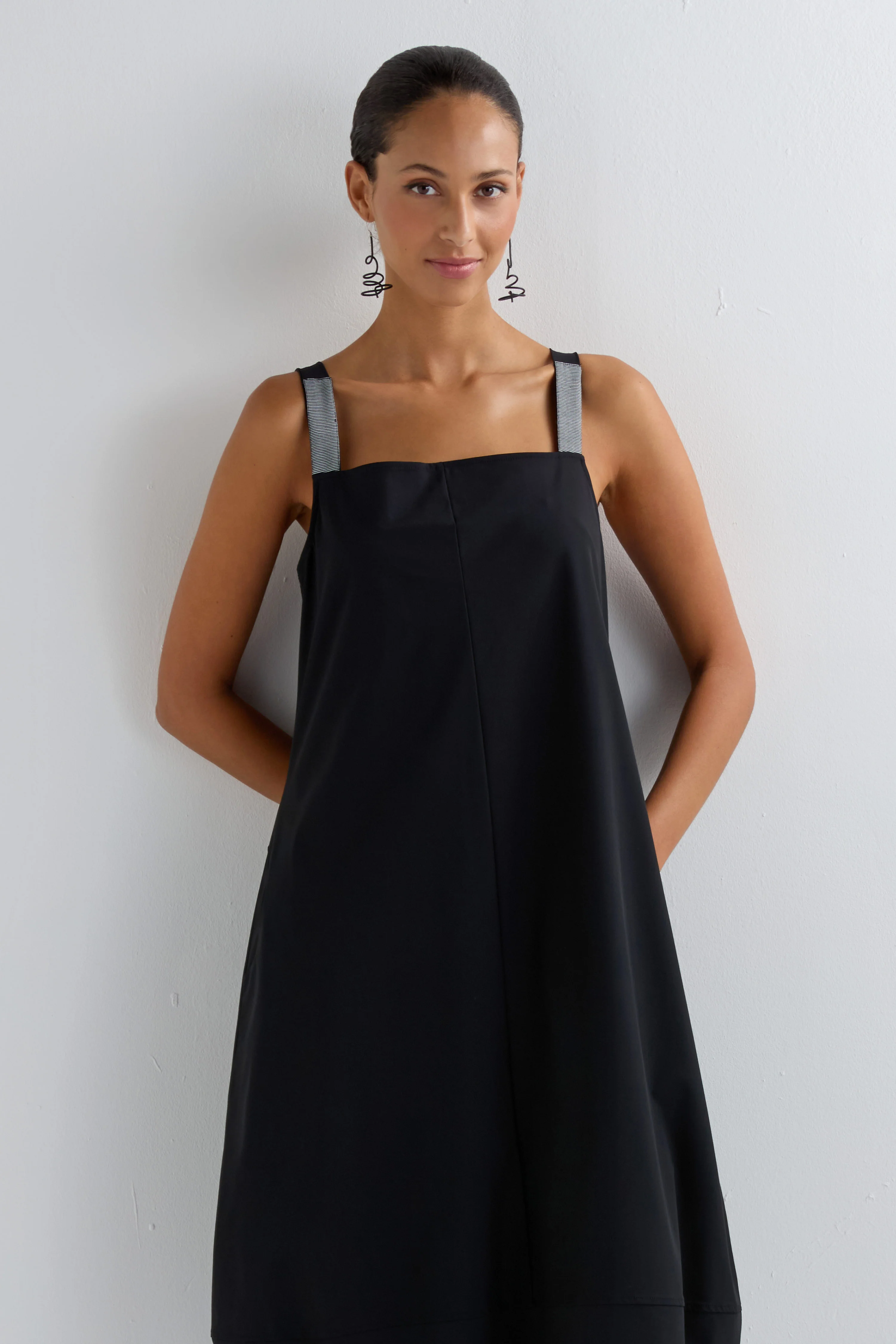 Stripe Strap Bubble Dress - Image 3