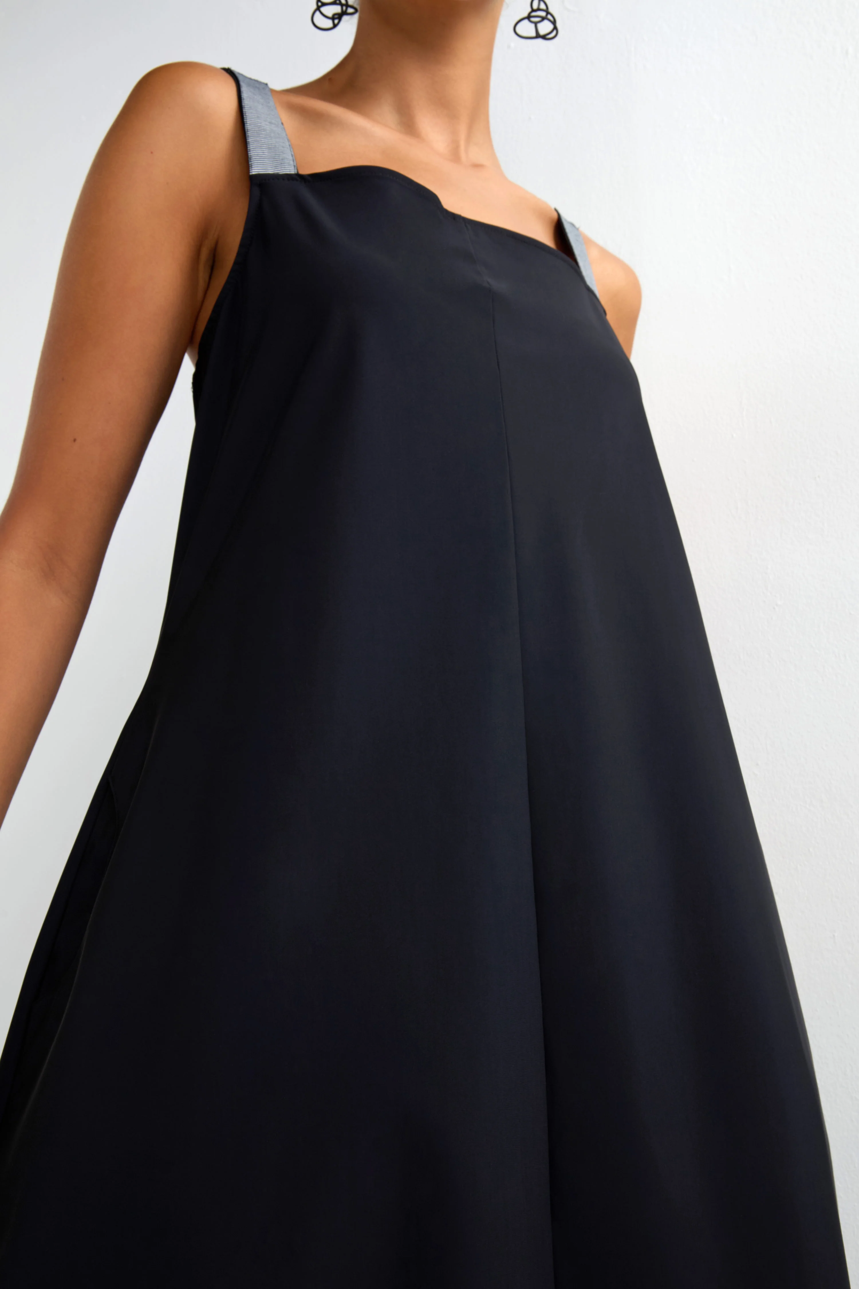 Stripe Strap Bubble Dress - Image 5