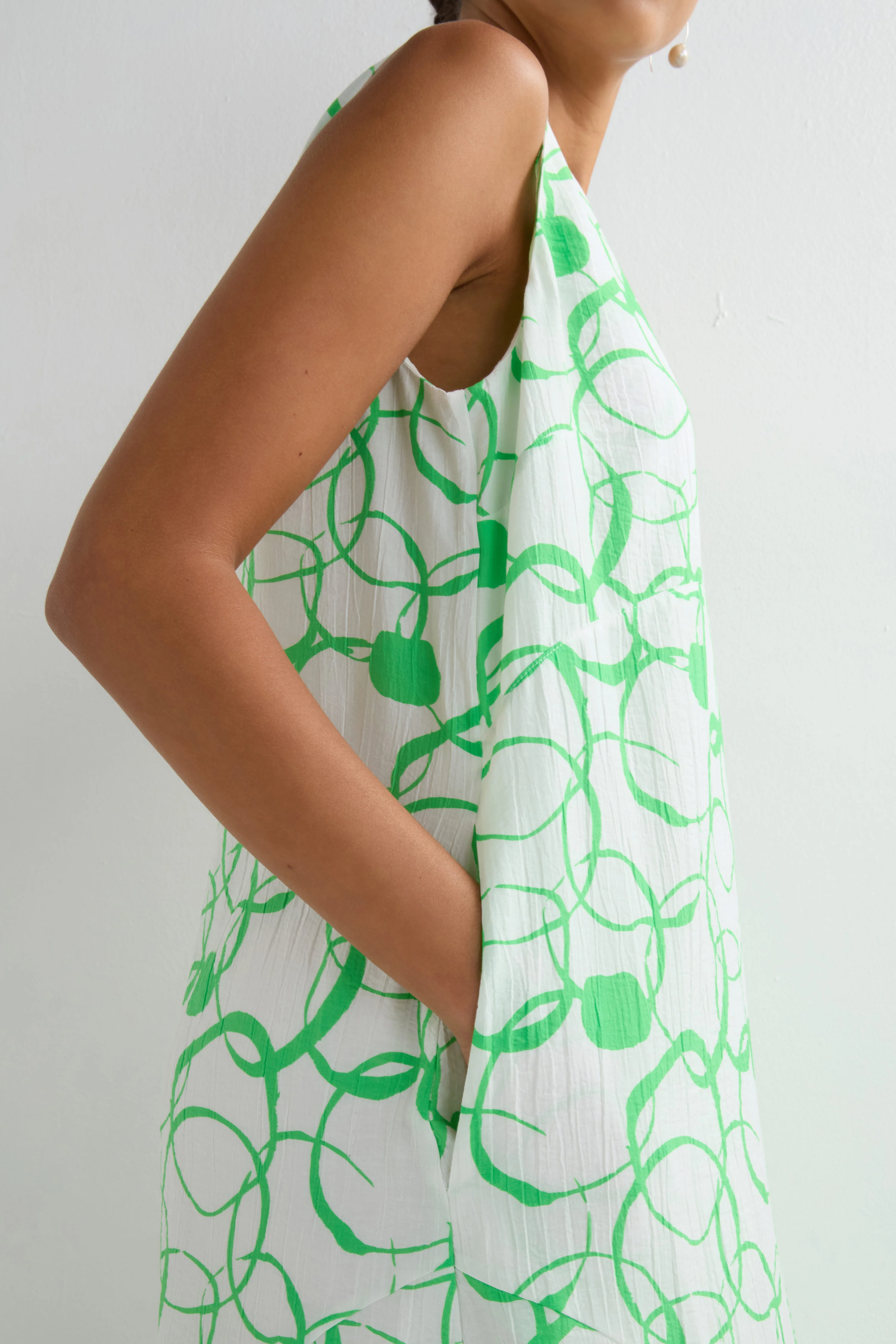 Swirl Print Bubble Dress - Image 5