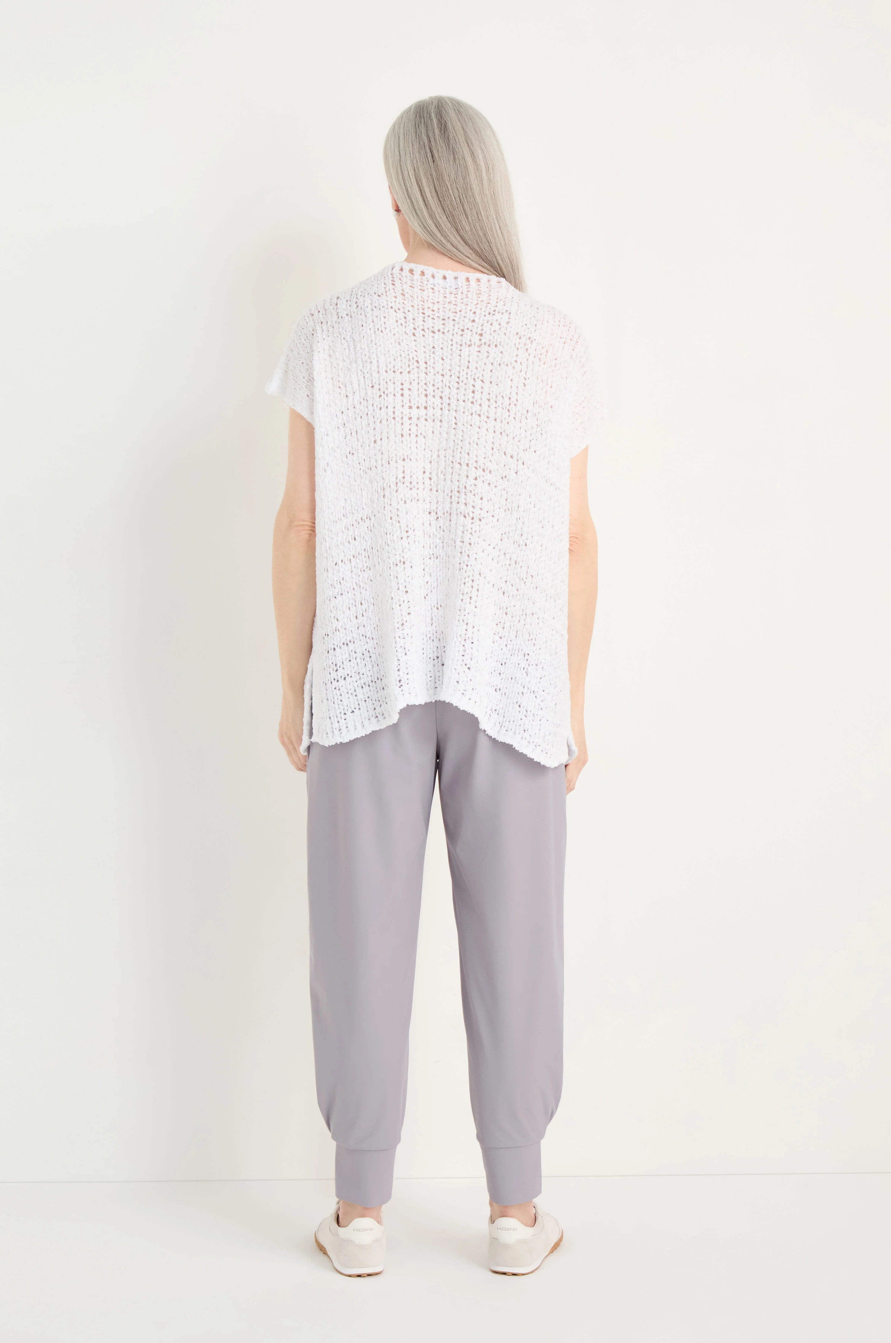 V-Neck Cotton Blend Knit - Image 7